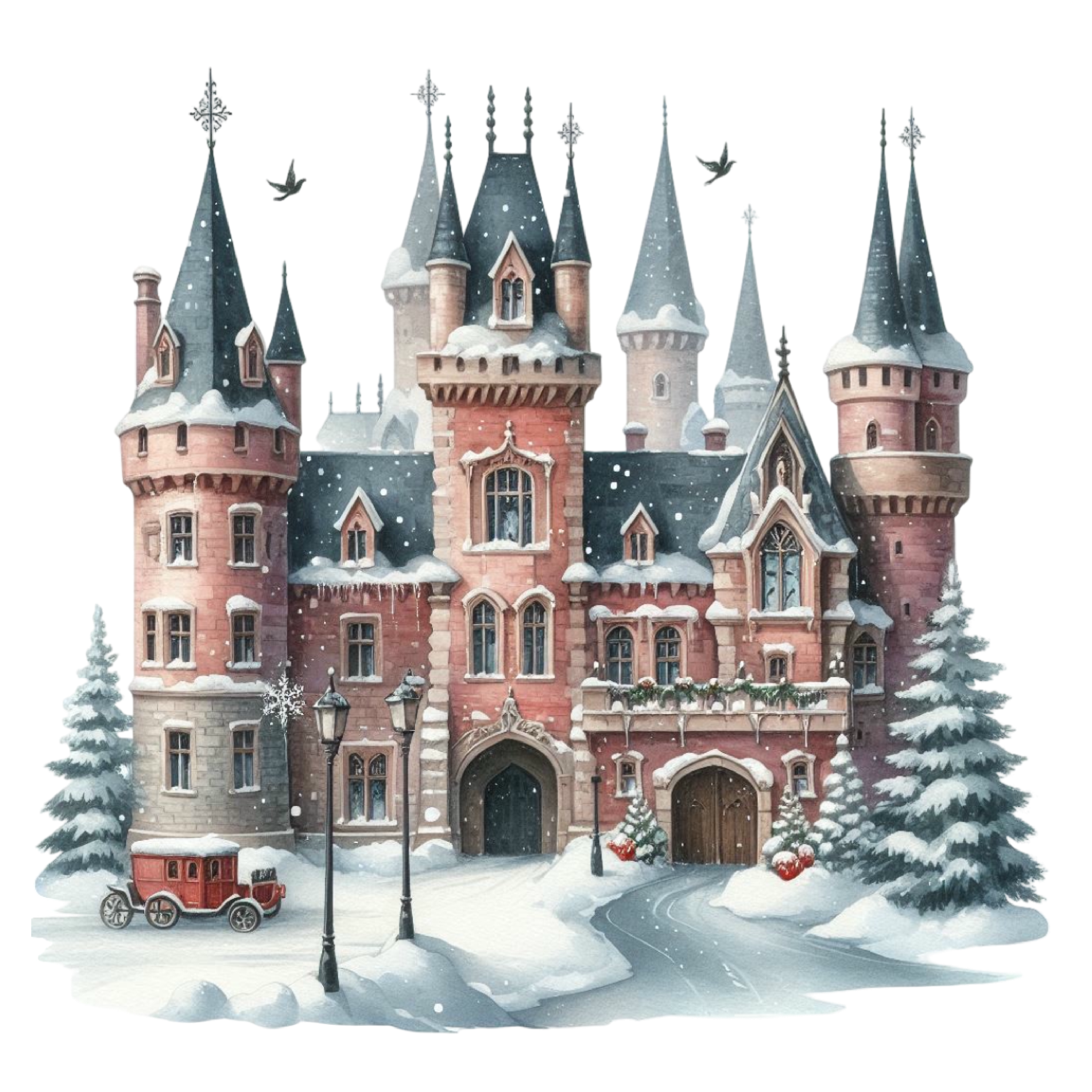 Gothic Christmas Decal 61