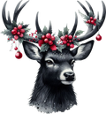Gothic Christmas Decal 68