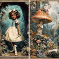 Alice in AfroLand Mixed Media 1