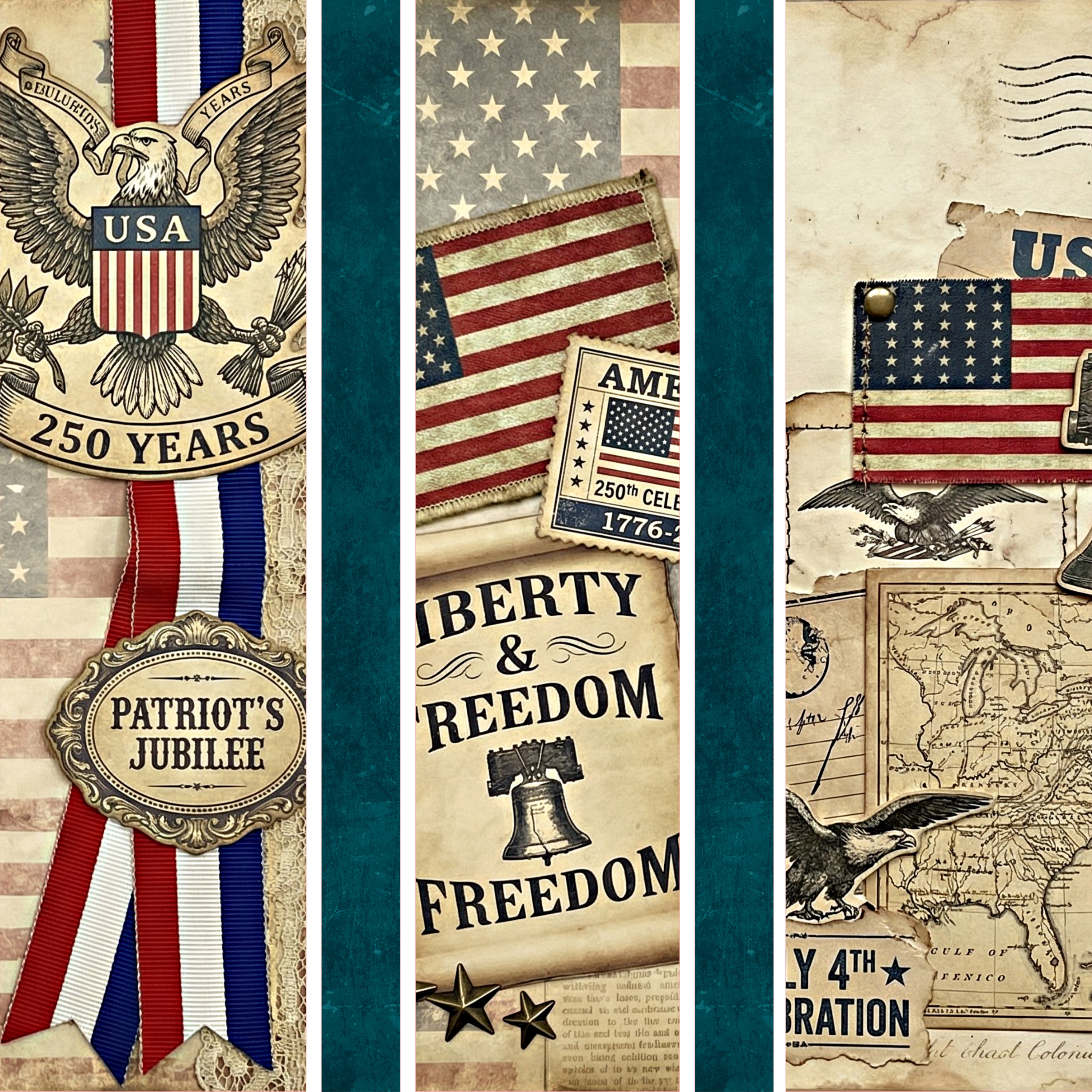 250th Anniversary Mixed Media 4