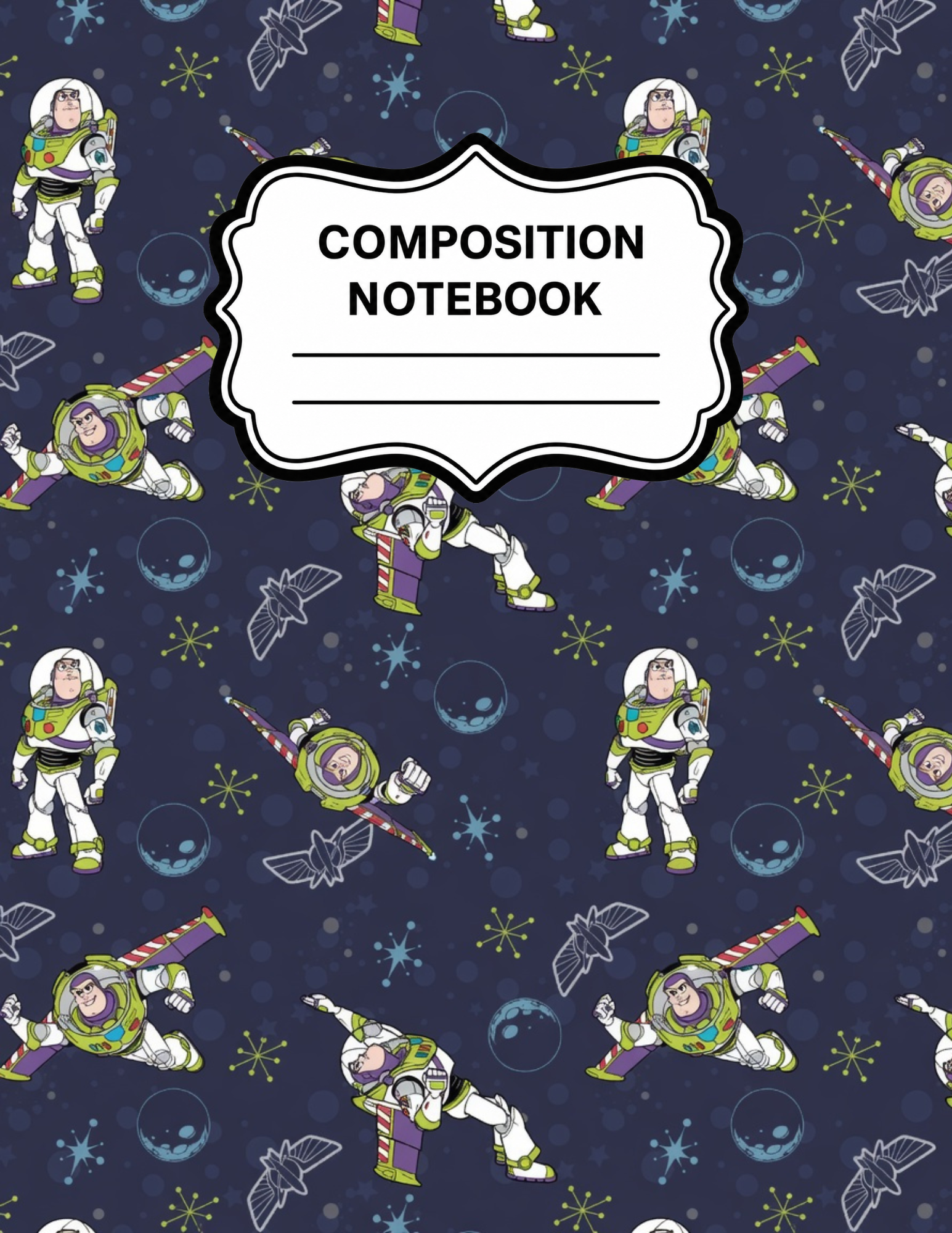 Toy Story-Themed Composition Notebook VINYL ONLY