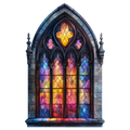 Gothic Christmas Decal 2