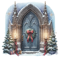 Gothic Christmas Decal 64