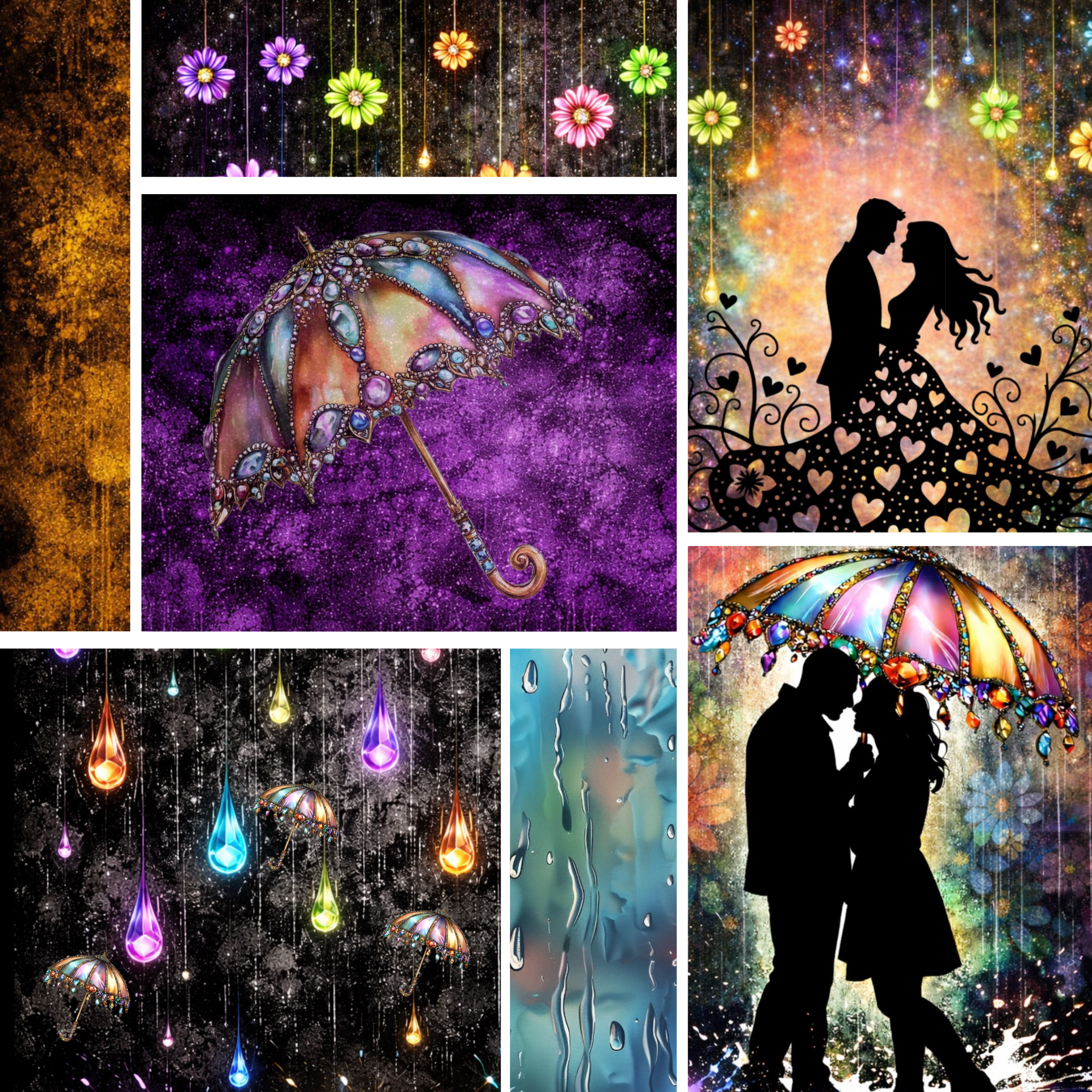 Colorful Love Collection-Vinyl 15 Mixed Media