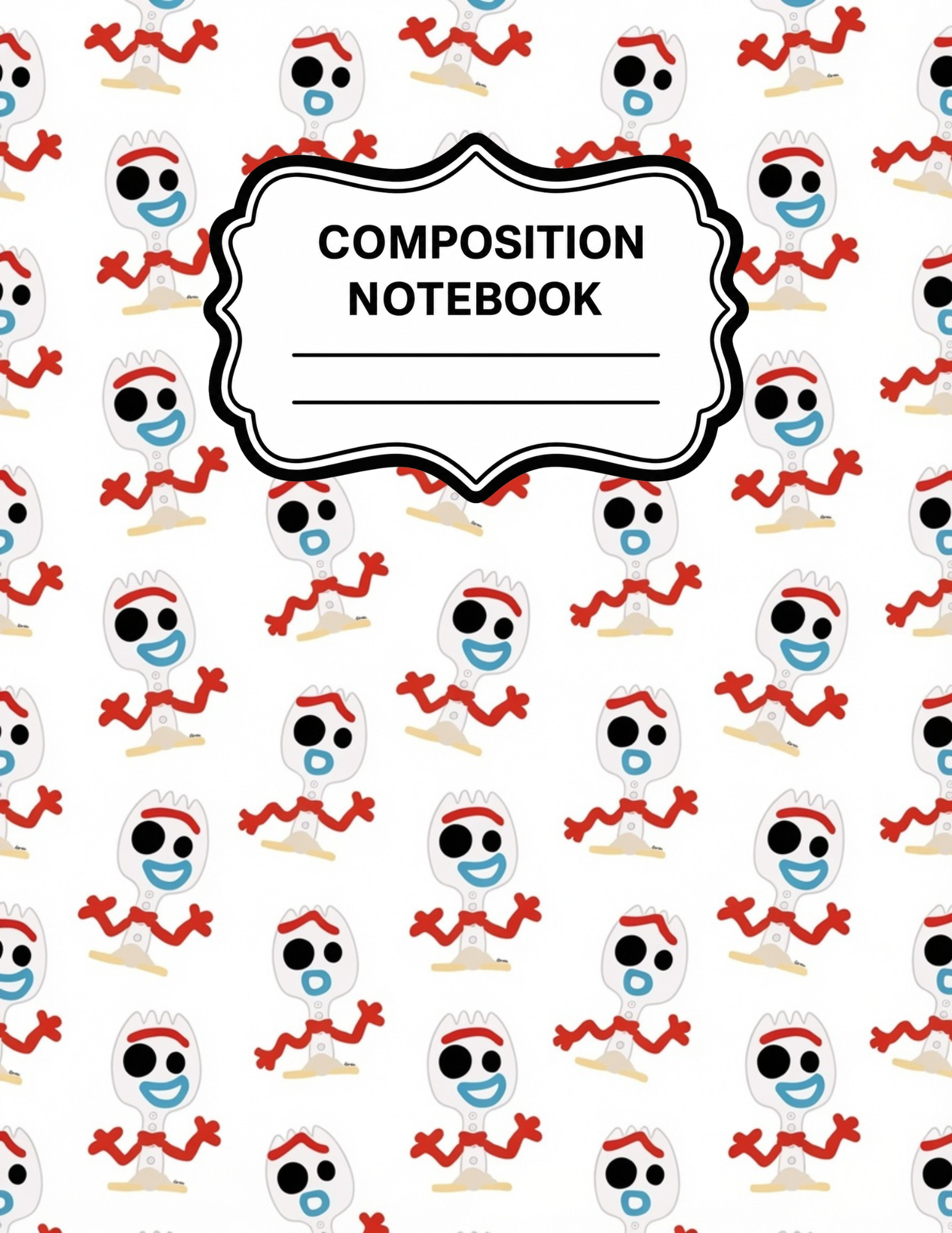 Toy Story-Themed Composition Notebook VINYL ONLY