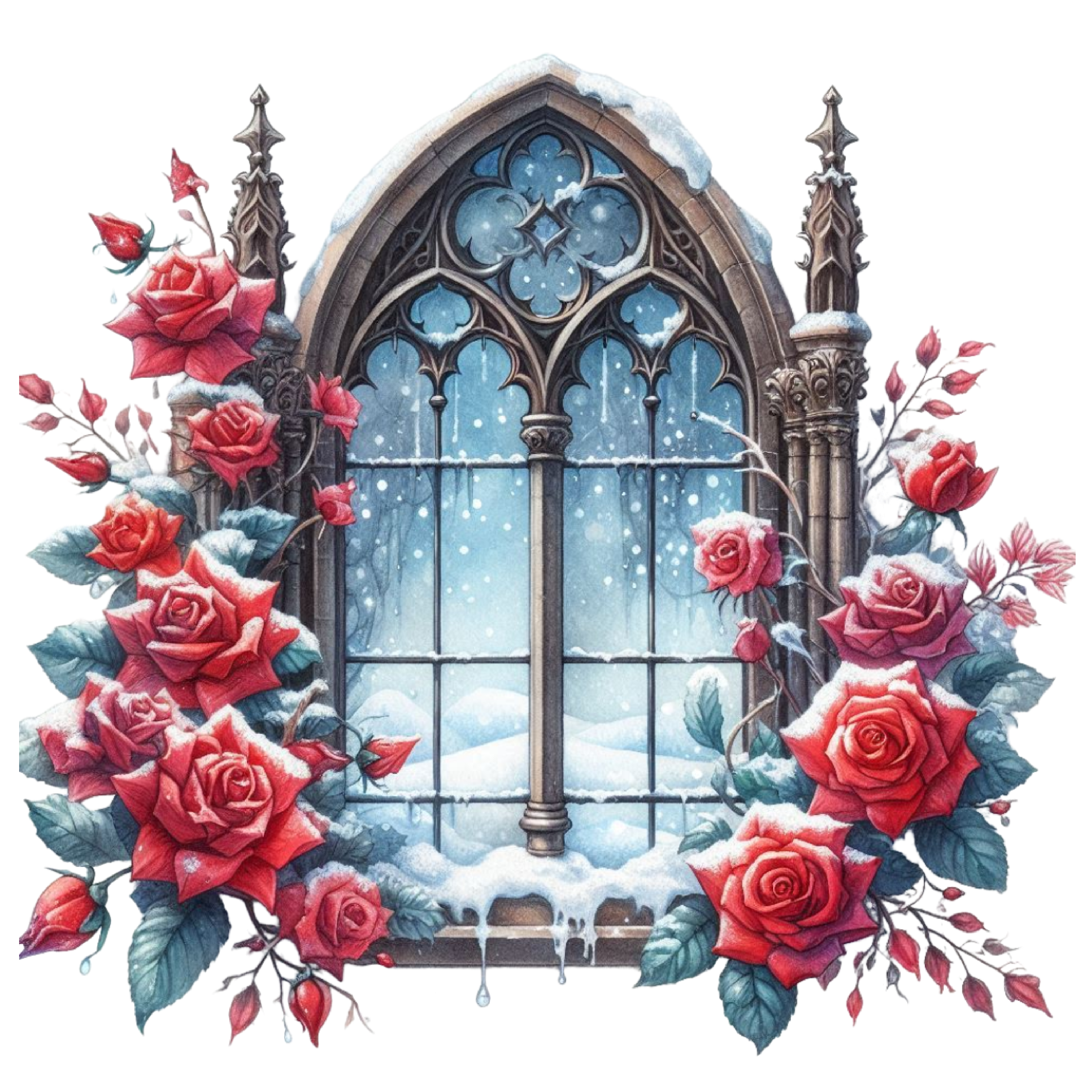 Gothic Christmas Decal 65