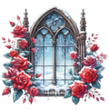 Gothic Christmas Decal 79