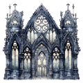Gothic Christmas Decal 99
