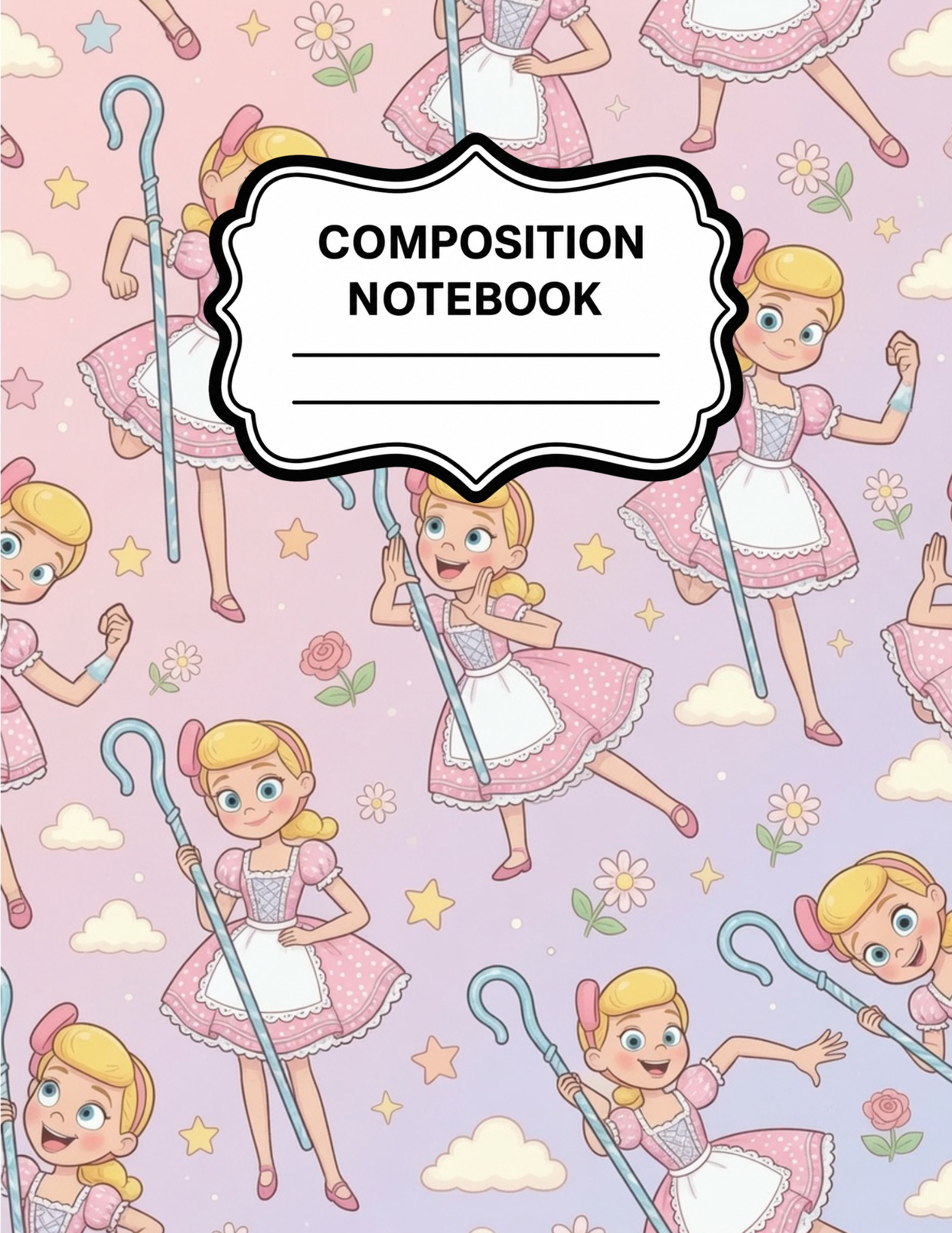 Toy Story-Themed Composition Notebook VINYL ONLY