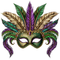 Mardi Gras Decal 43