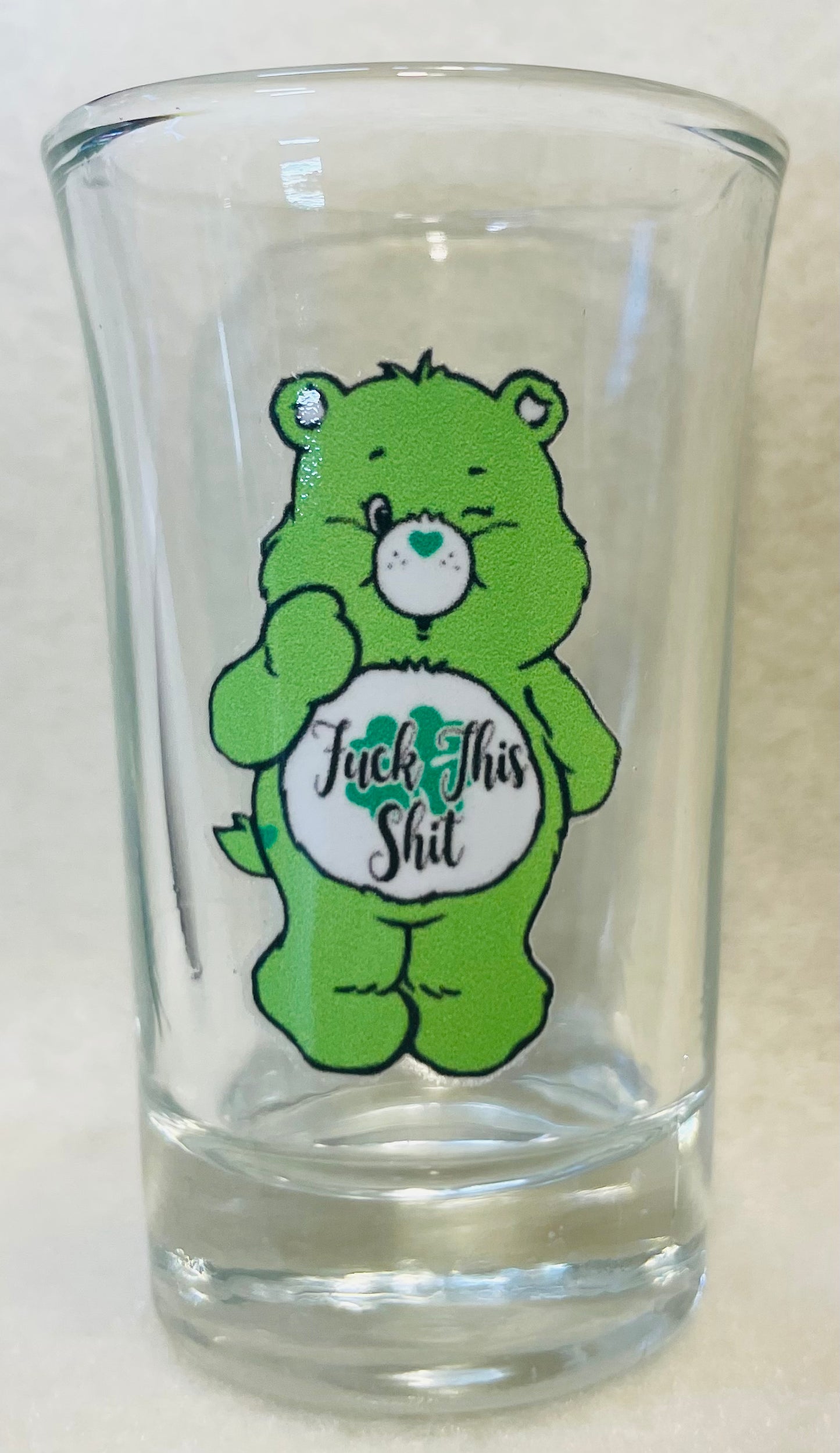 Naughty bear shot glass