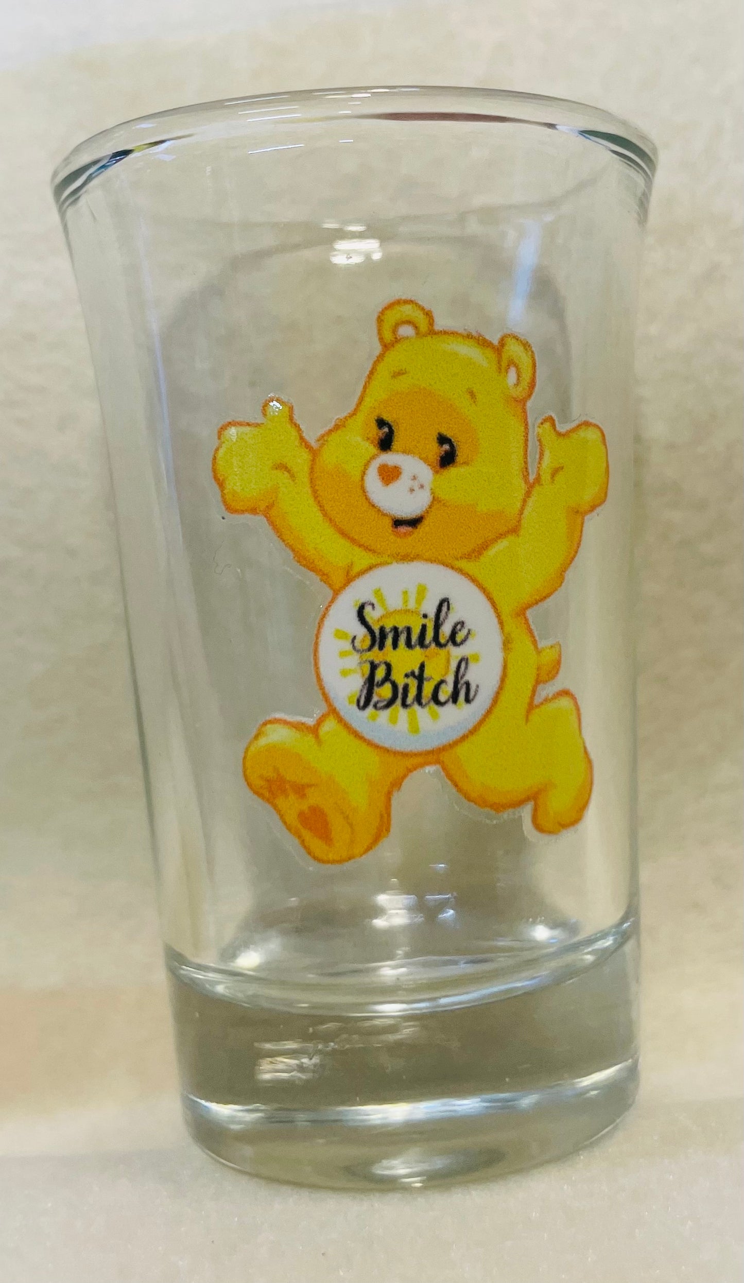 Naughty Bear Smile Bit@h Bear Shot Glass