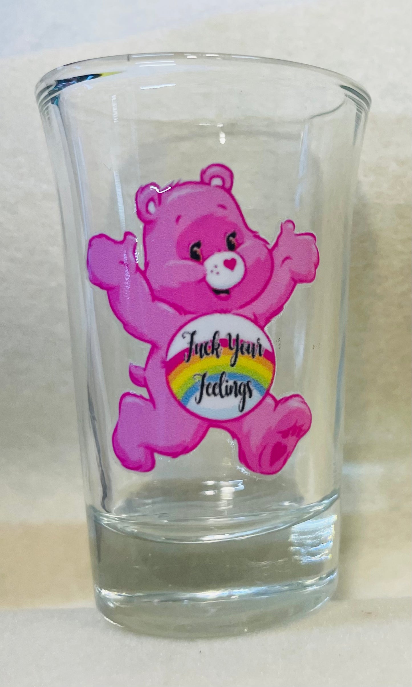 Naughty Bear Fu@k your Feelings Shot Glass