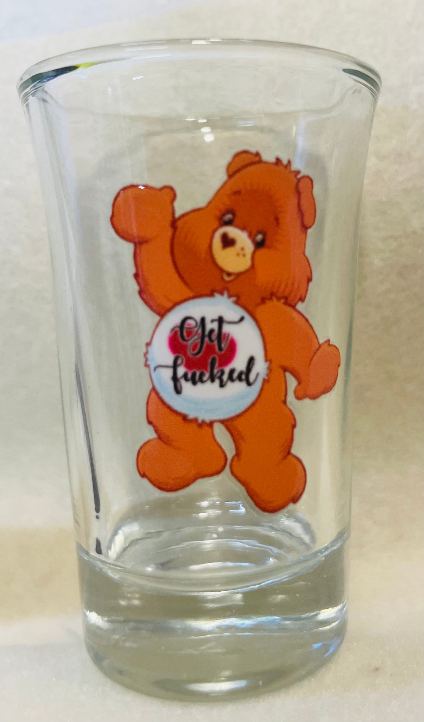 Naughty Bear Get Fu@ked bear shot glass