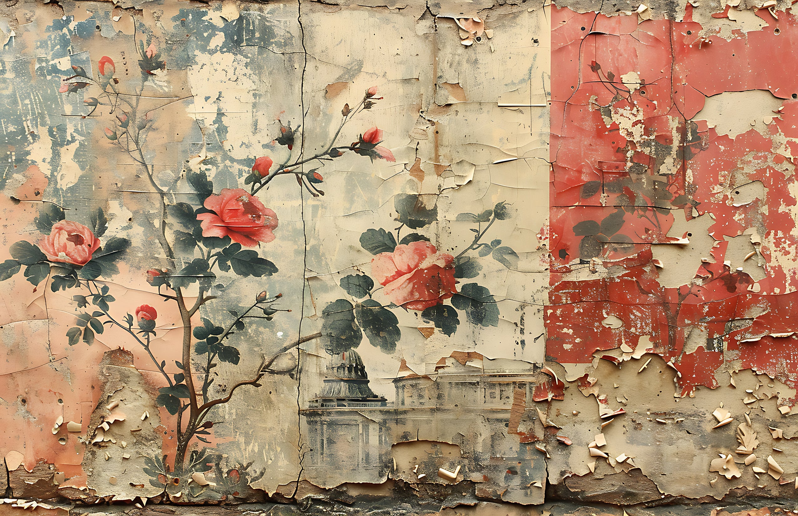 Patchwork quilt vinyl 4