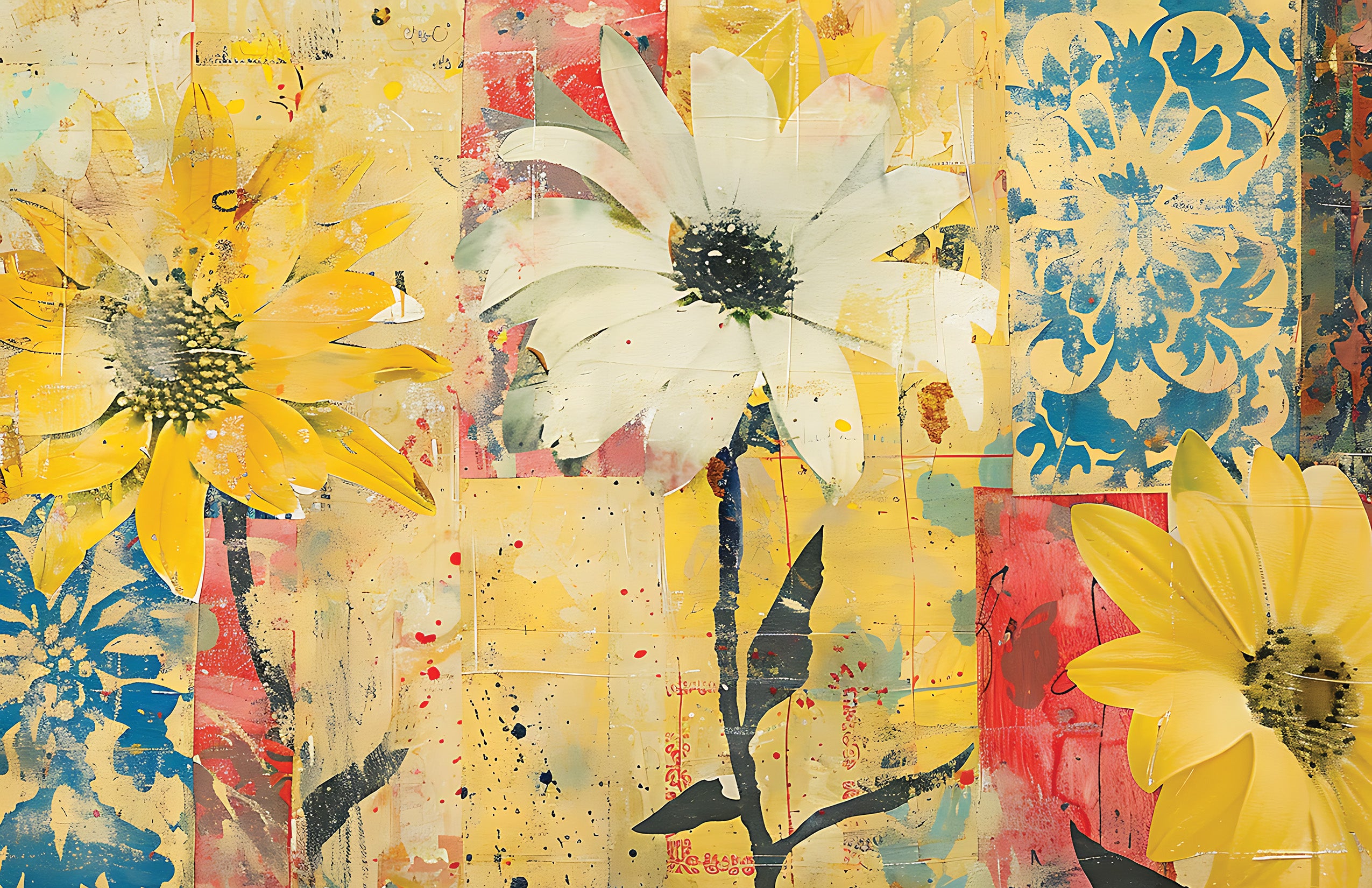 Yellow Patchwork Vinyl 3