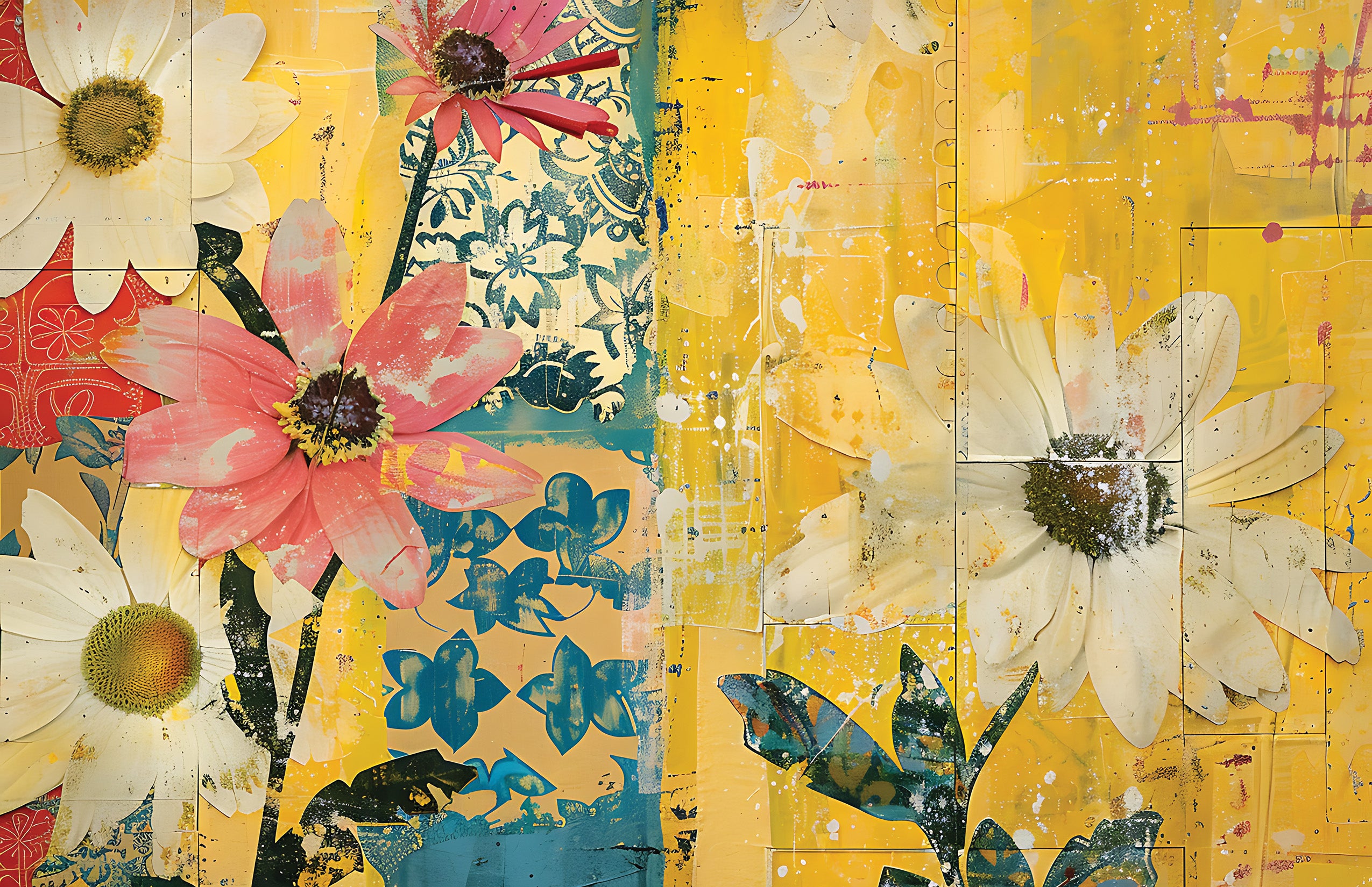 Yellow Patchwork Vinyl 4