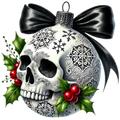 Gothic Christmas Decal 89