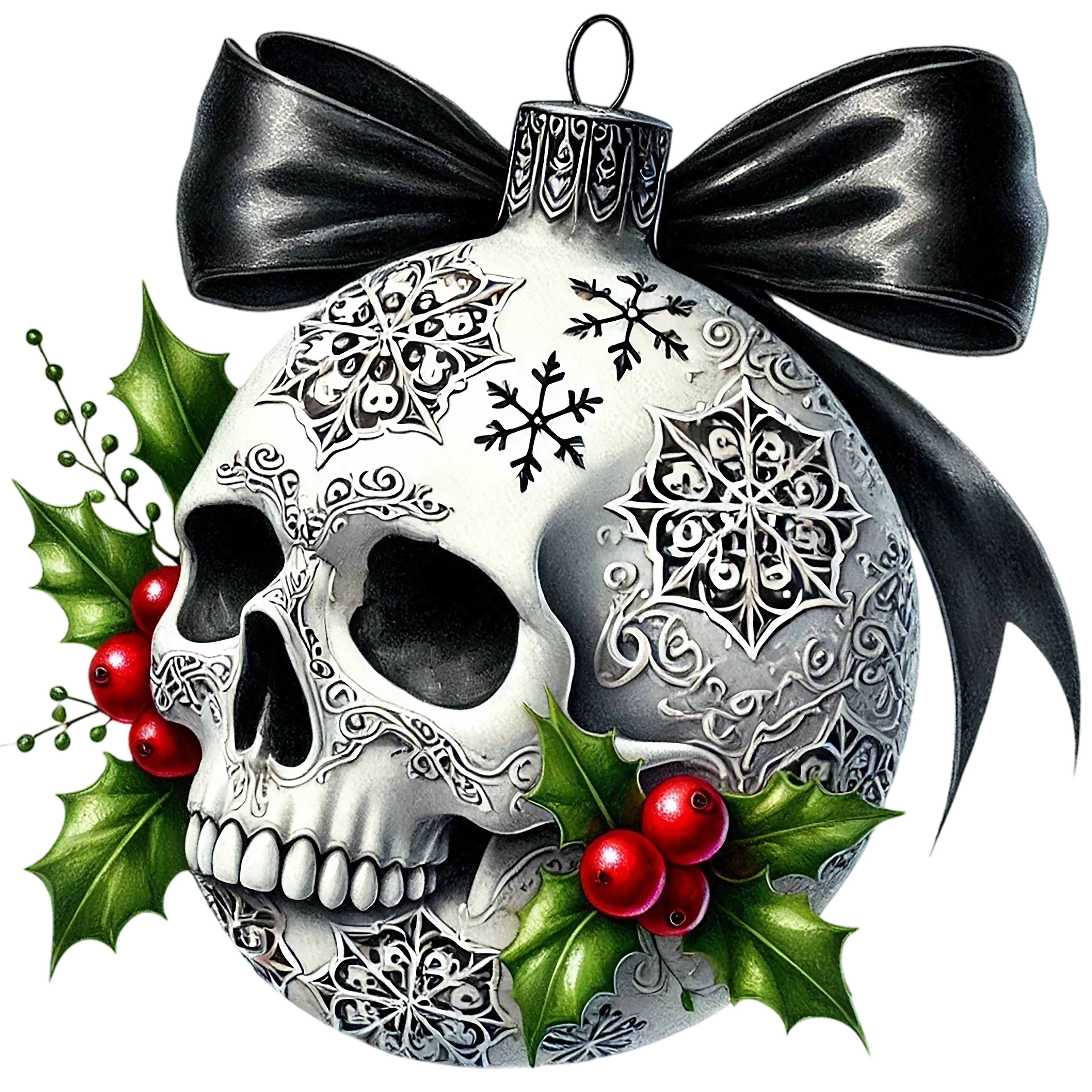 Gothic Christmas Decal 89