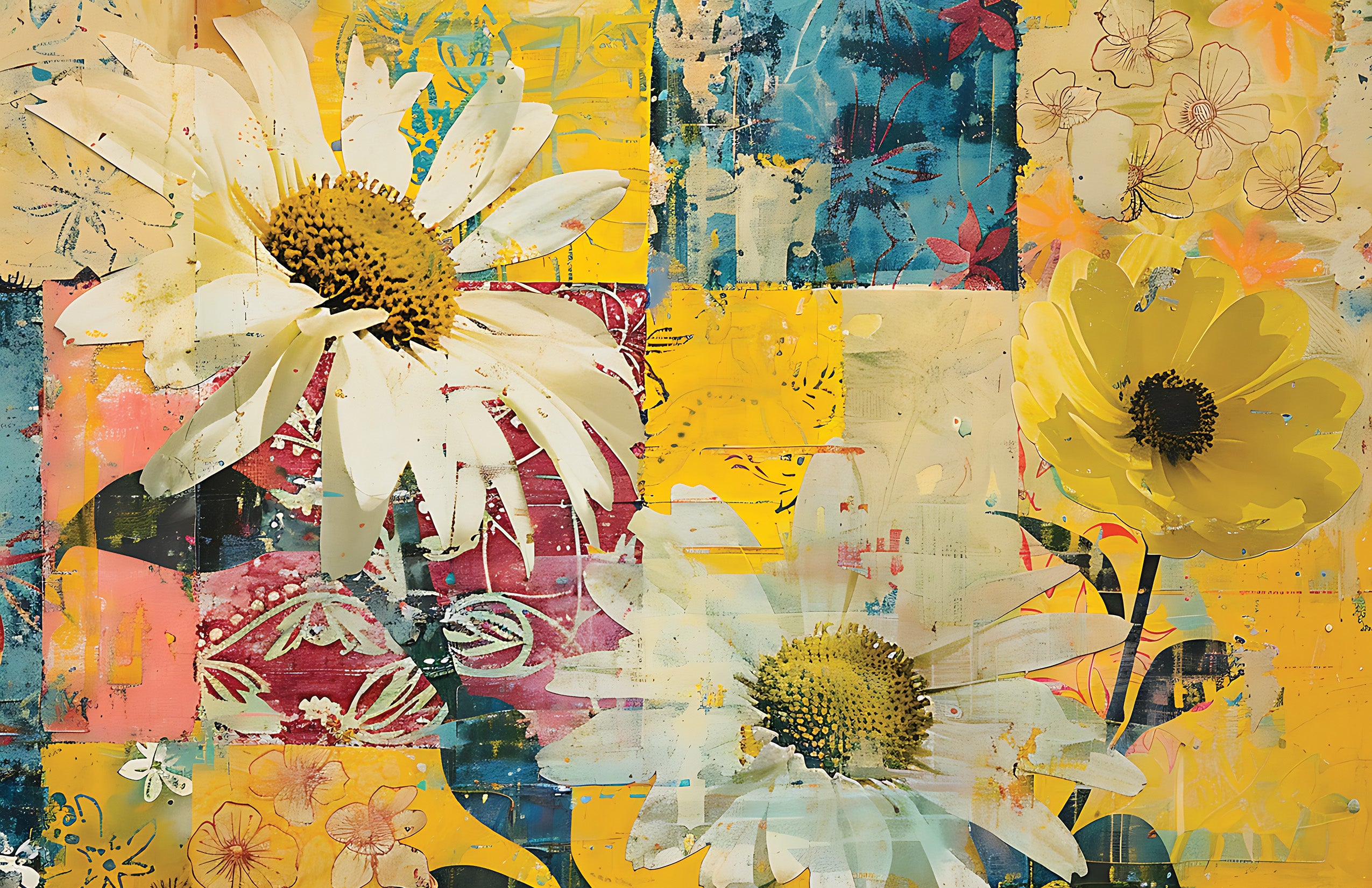 Yellow Patchwork Vinyl 5