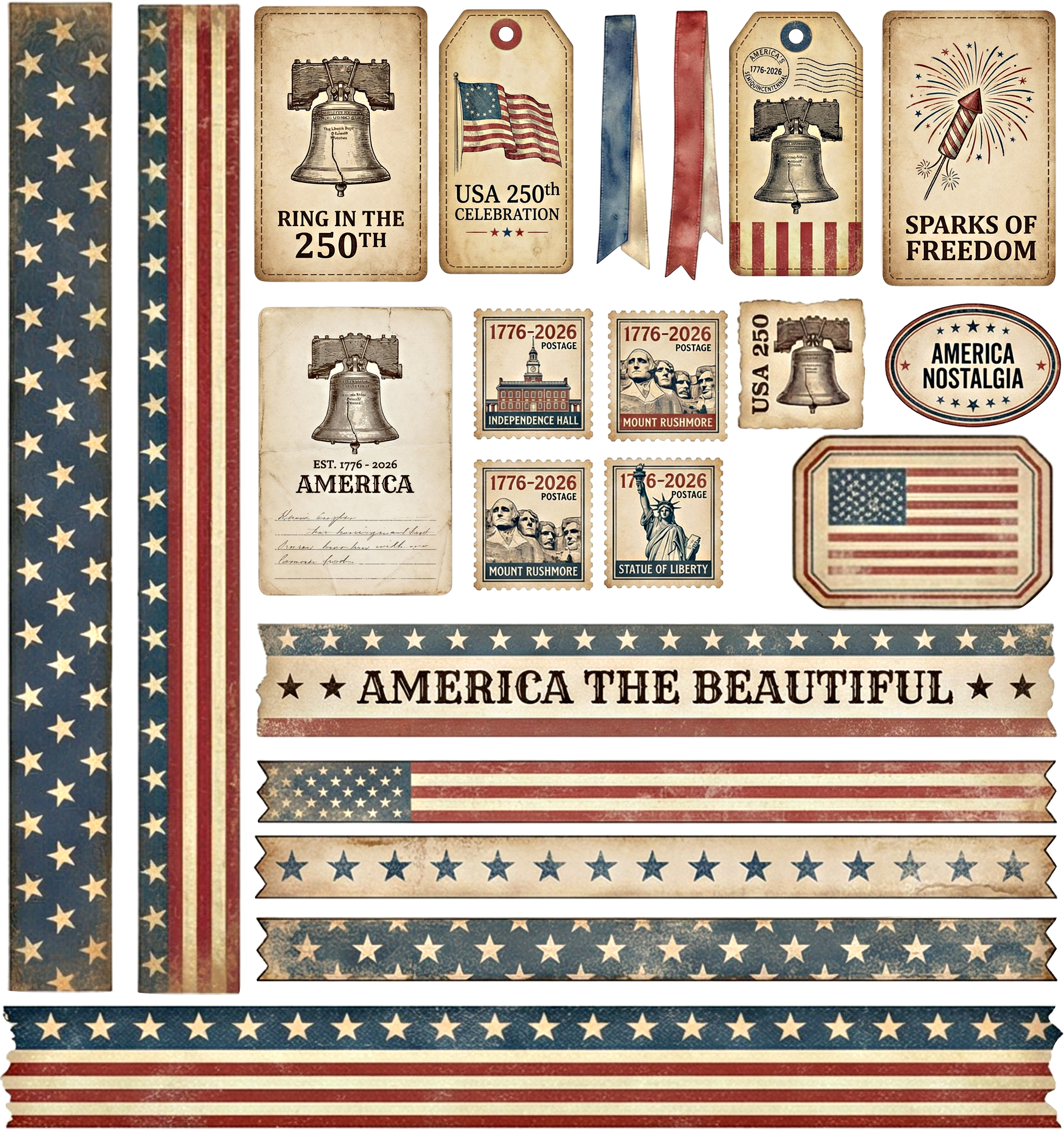 250th Anniversary Element Sheet 3