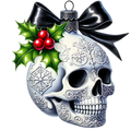 Gothic Christmas Decal 91