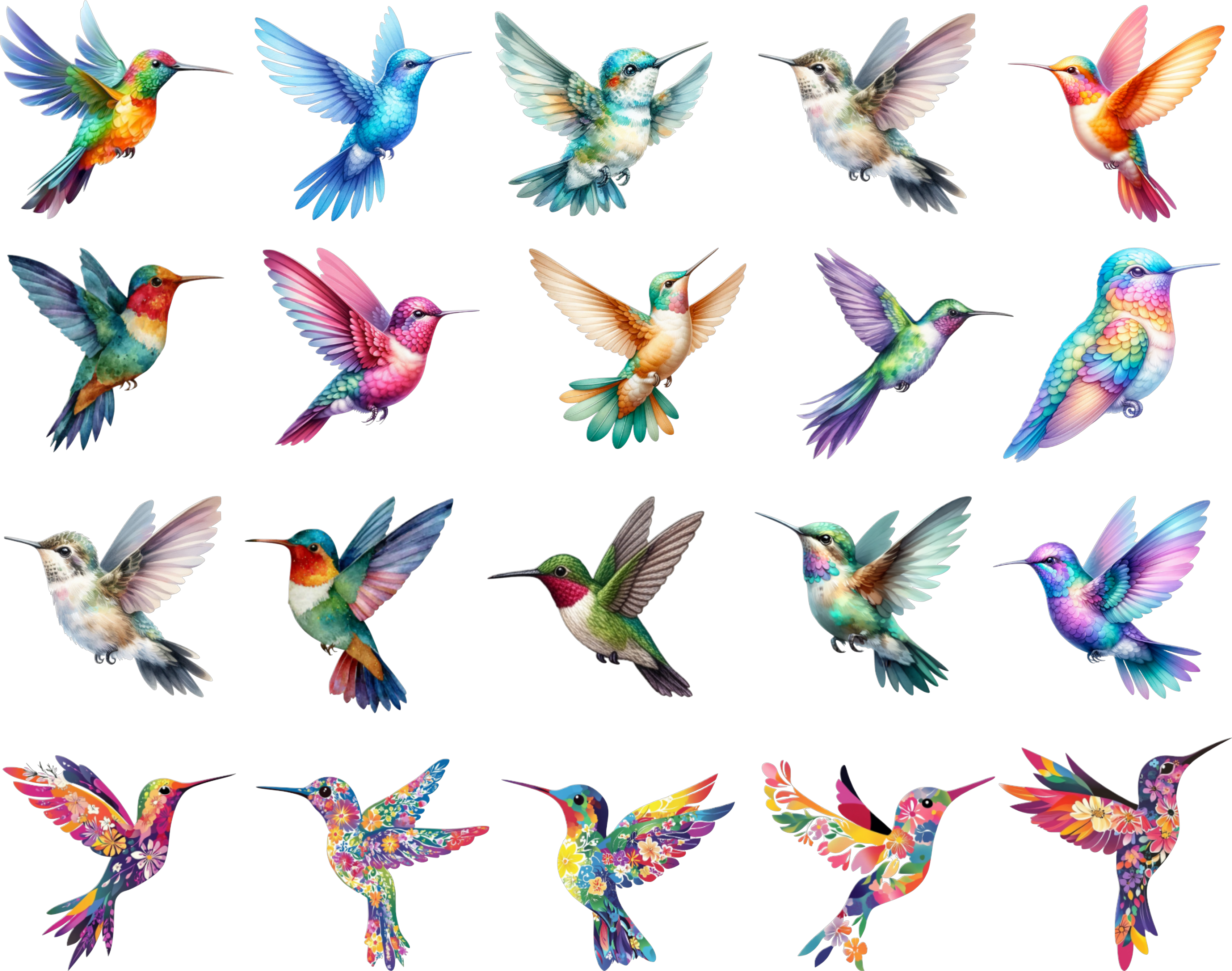 Hummingbird Element Sheet