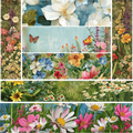SPRING FLOWERS MIXED MEDIA 3