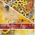 JenniferAnn's Rustic Sunflower Collection Mixed Media 2