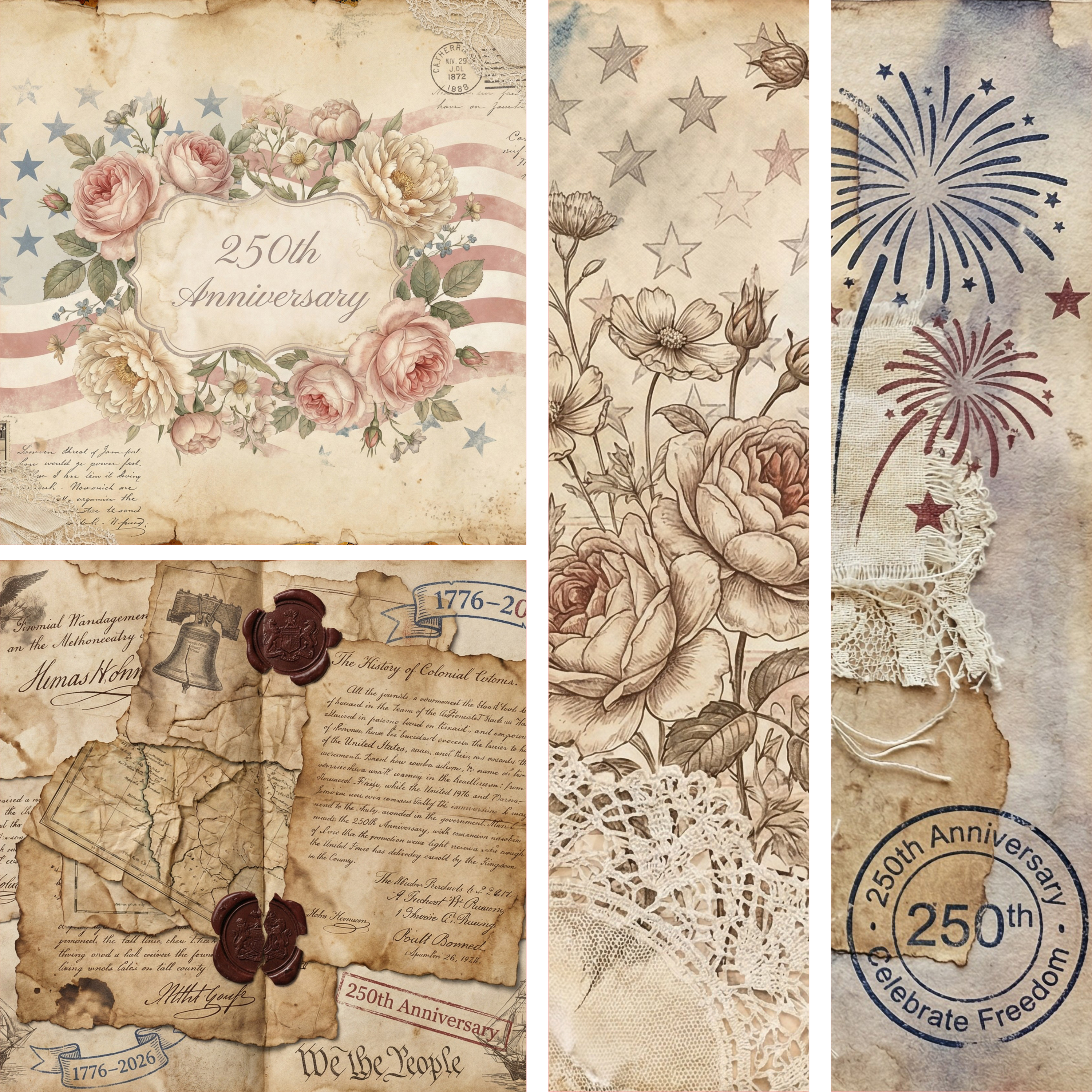 250th Anniversary Mixed Media 15