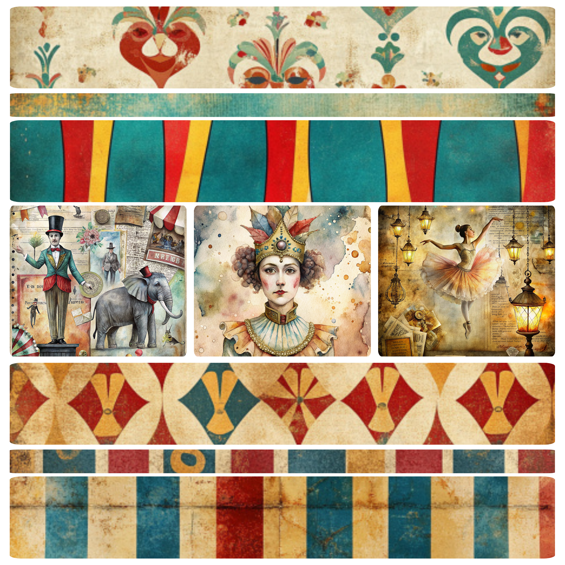 Circus Mixed Media 36