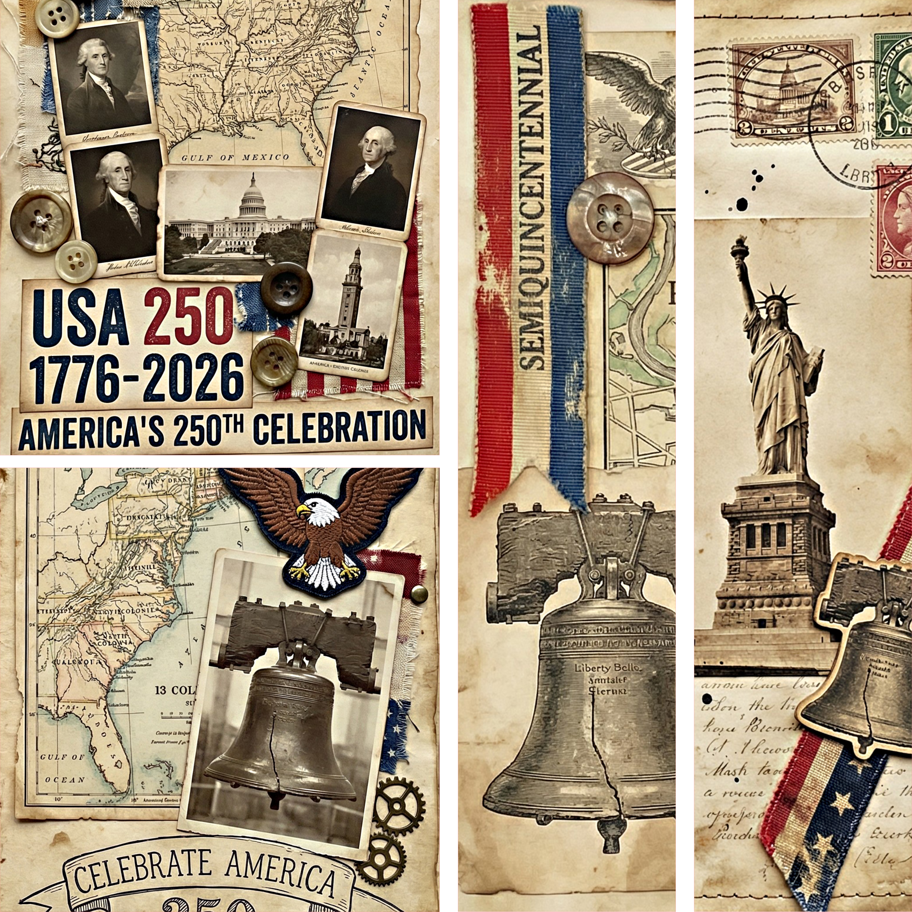 250th Anniversary Mixed Media 7