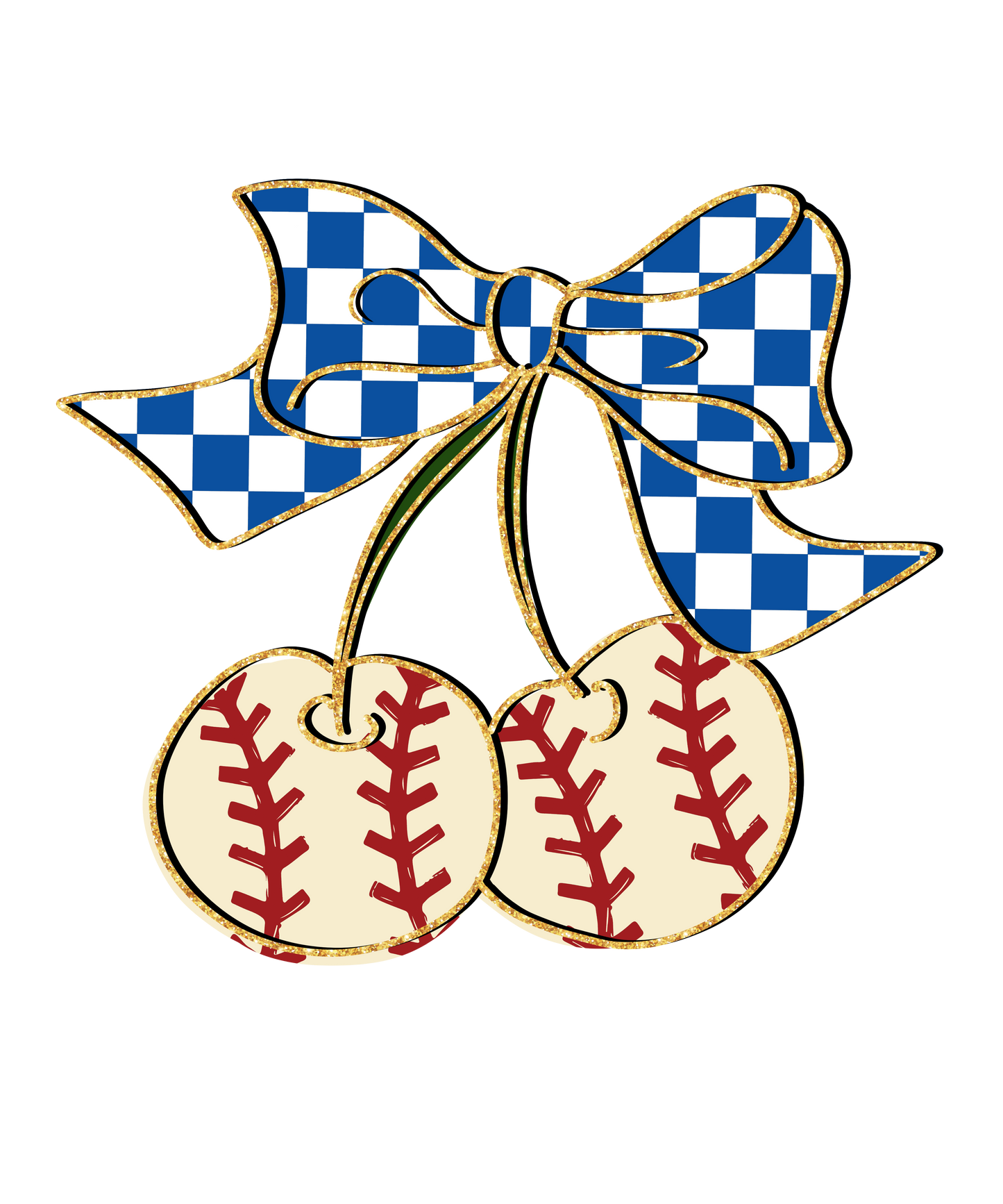 Cherry Baseball Decal