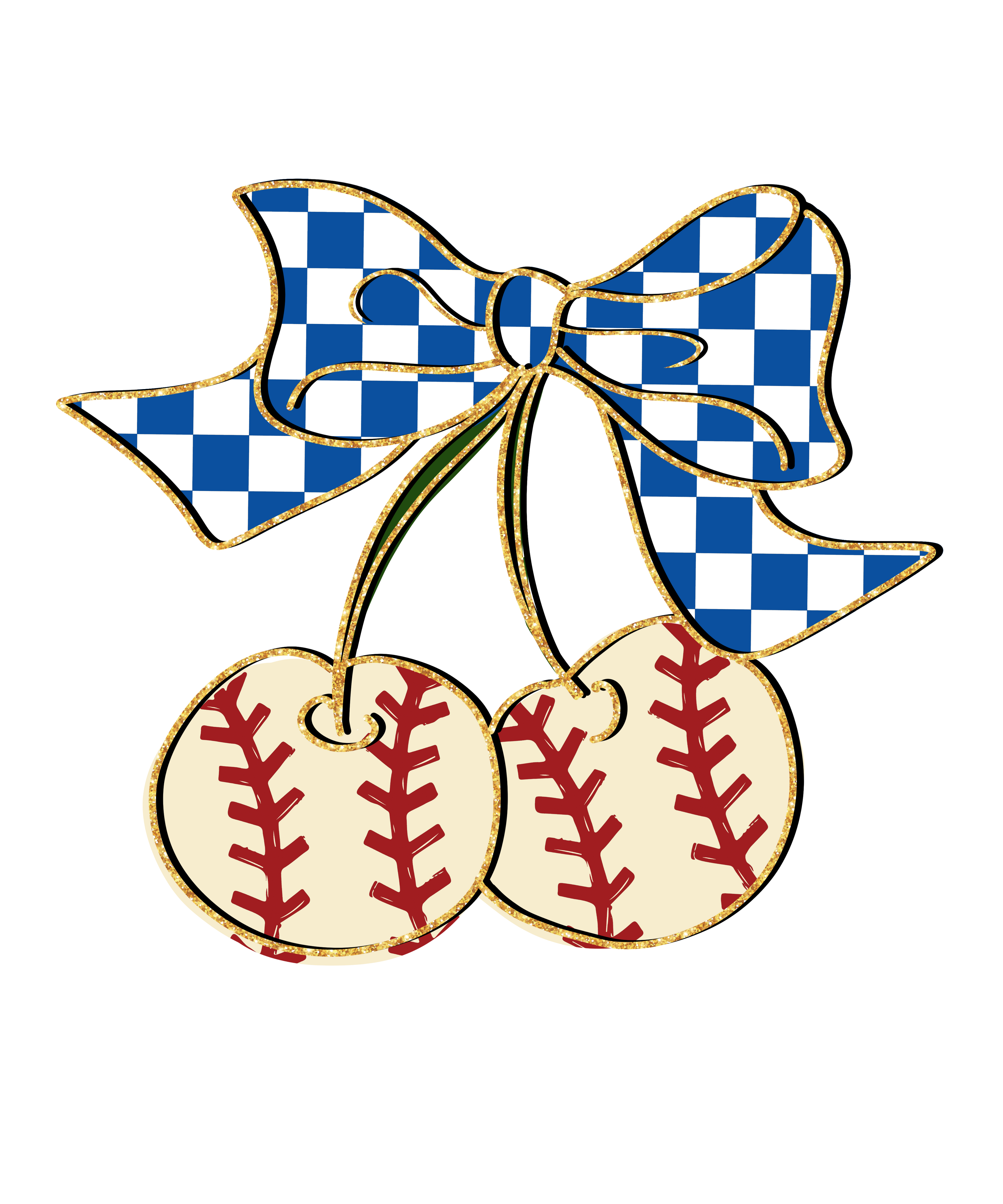 Cherry Baseball Decal