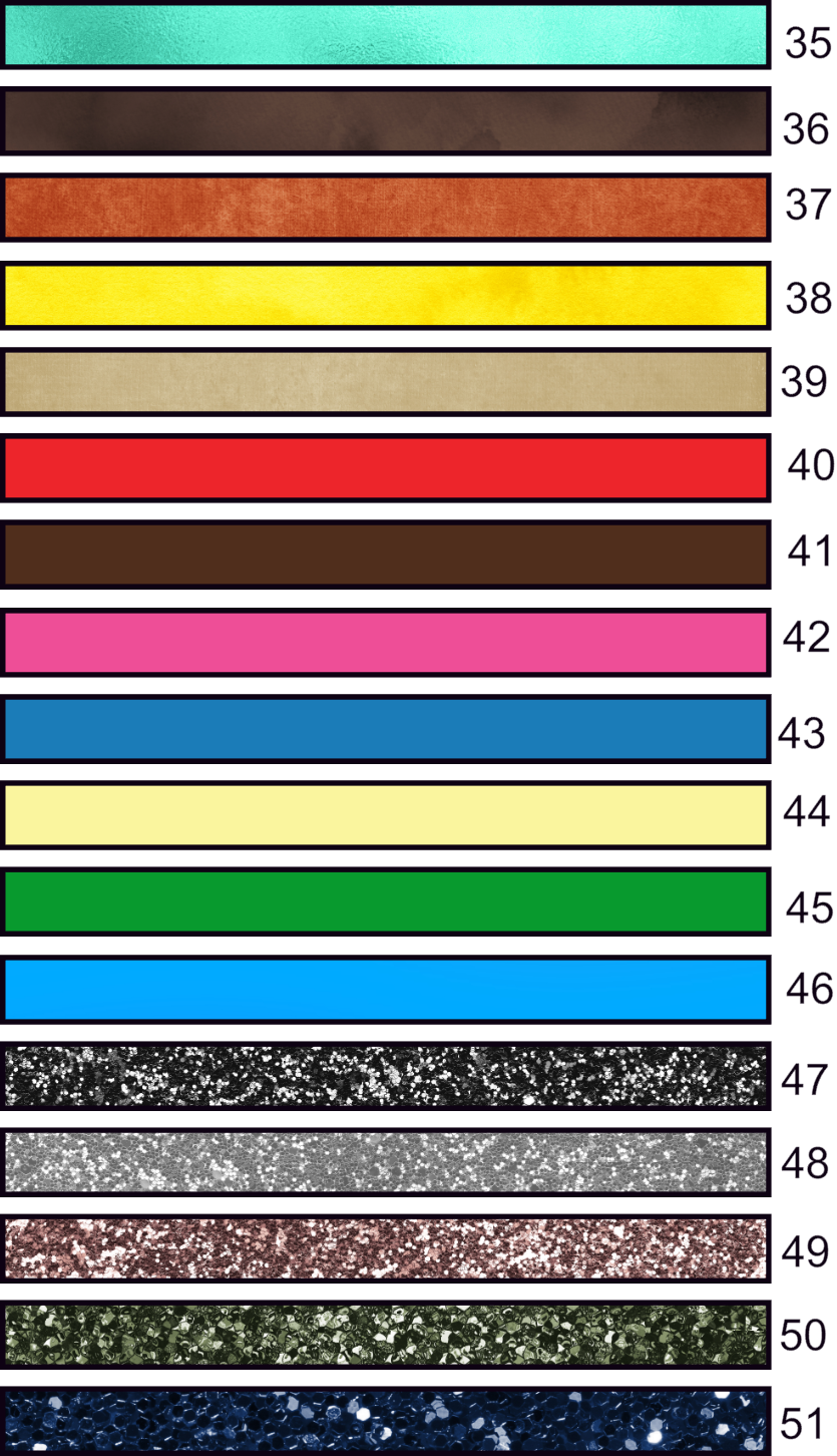 VINYL PINSTRIPES #35-51