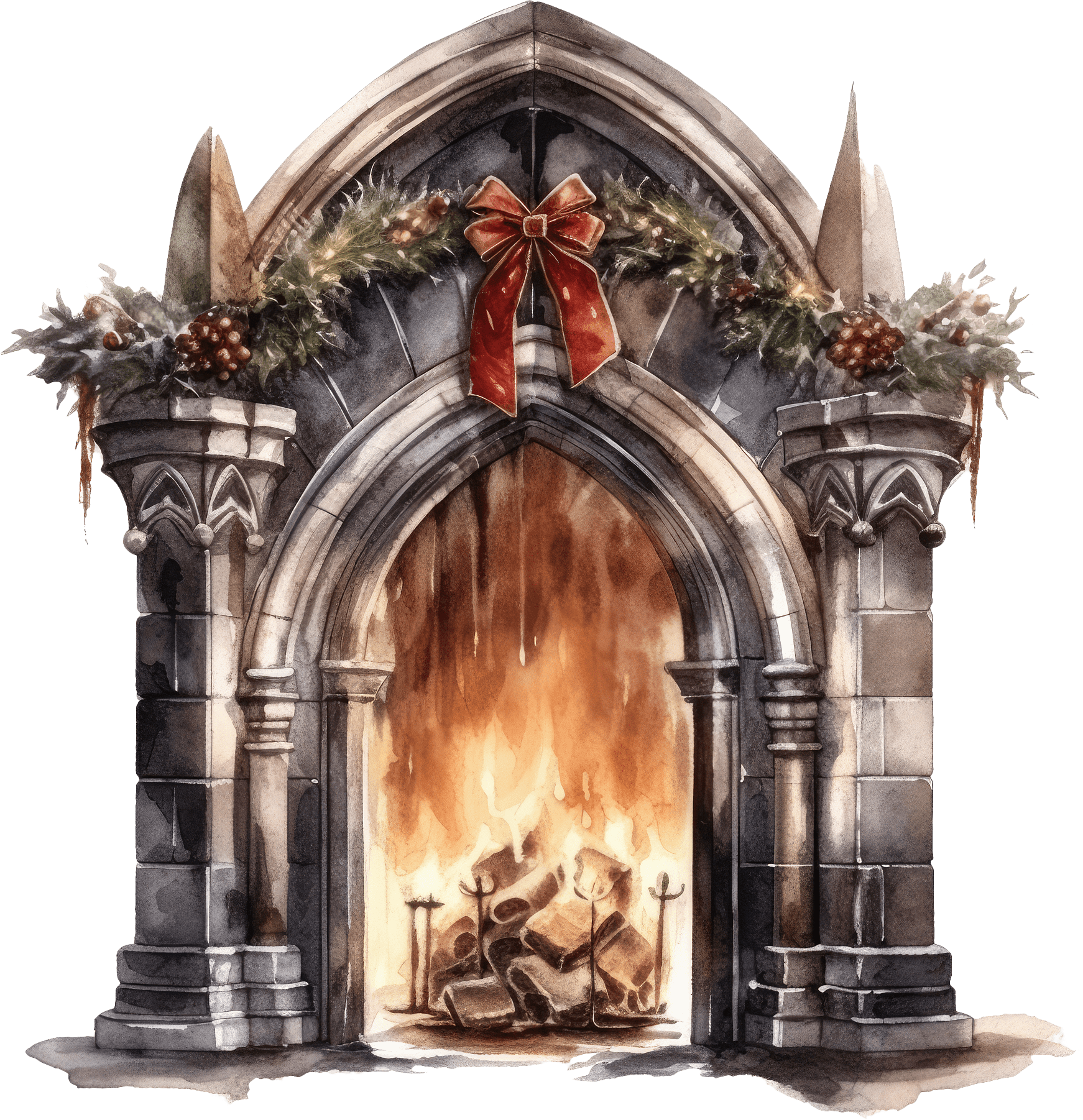 Gothic Christmas Decal 85