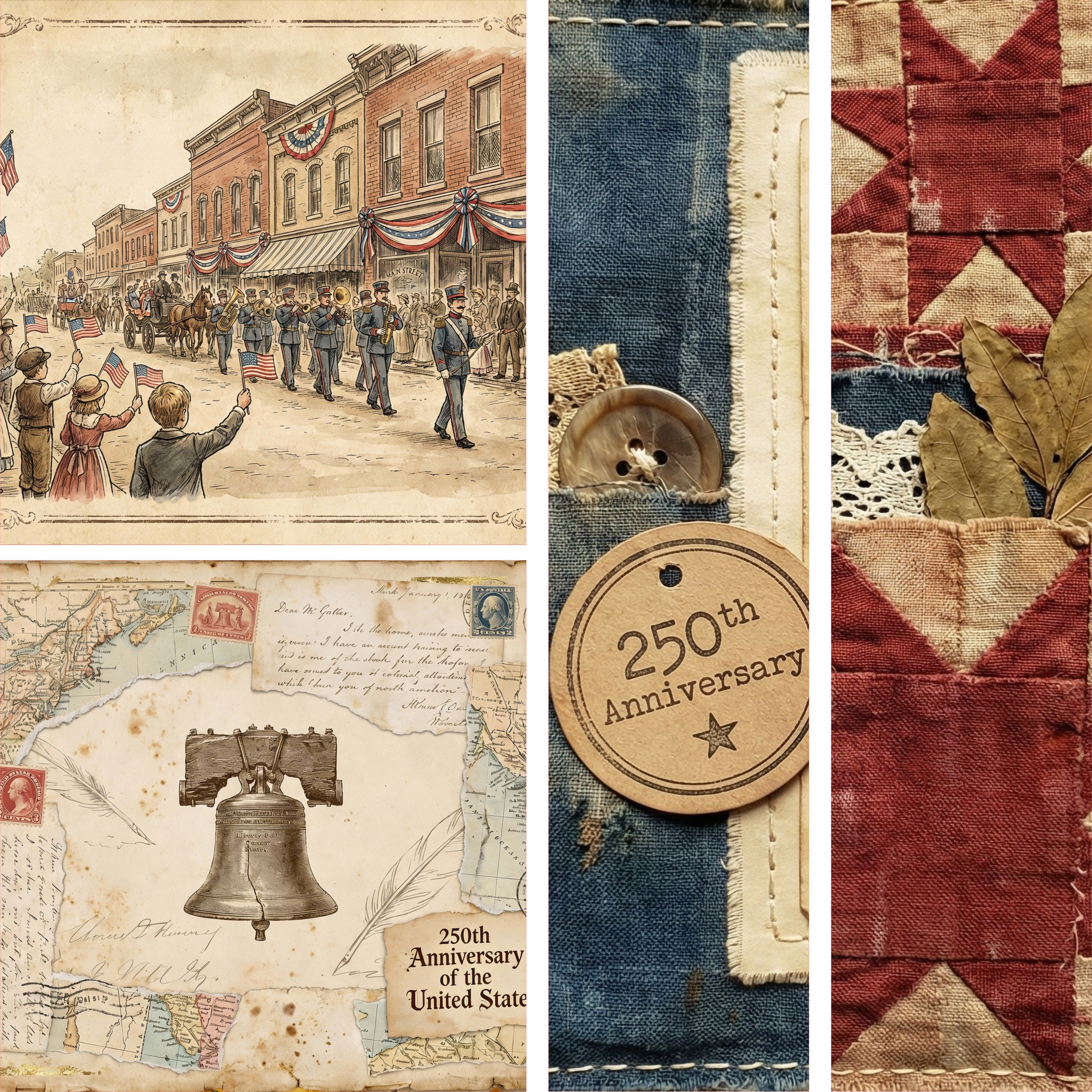 250th Anniversary Mixed Media 16