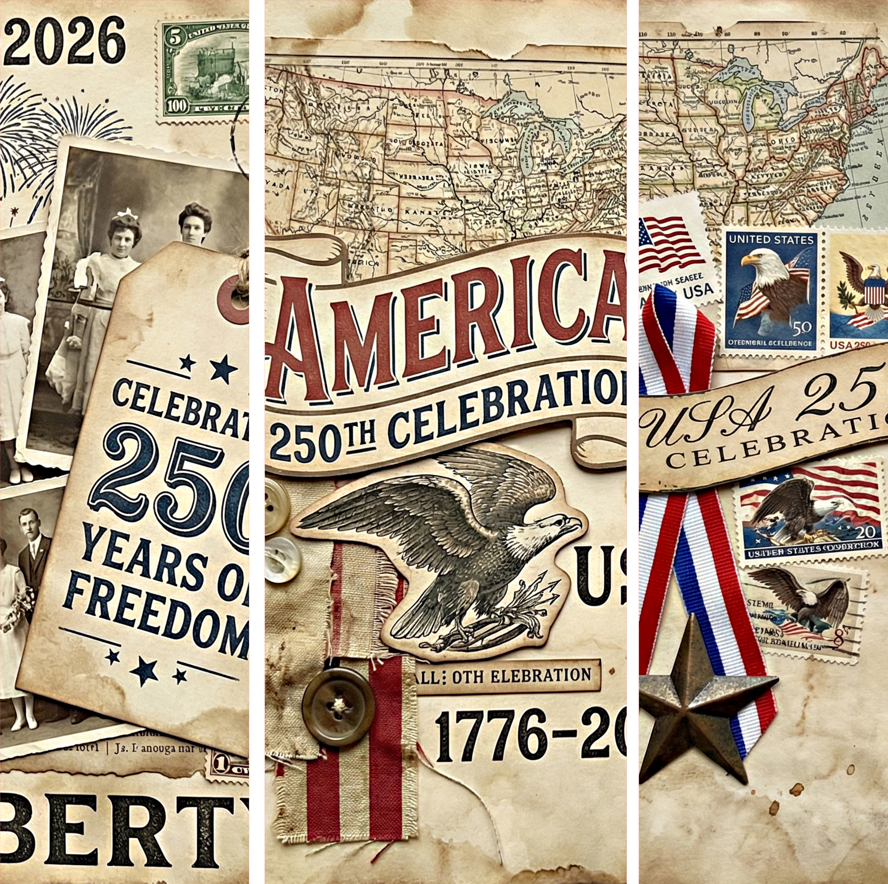 250th Anniversary Mixed Media 2