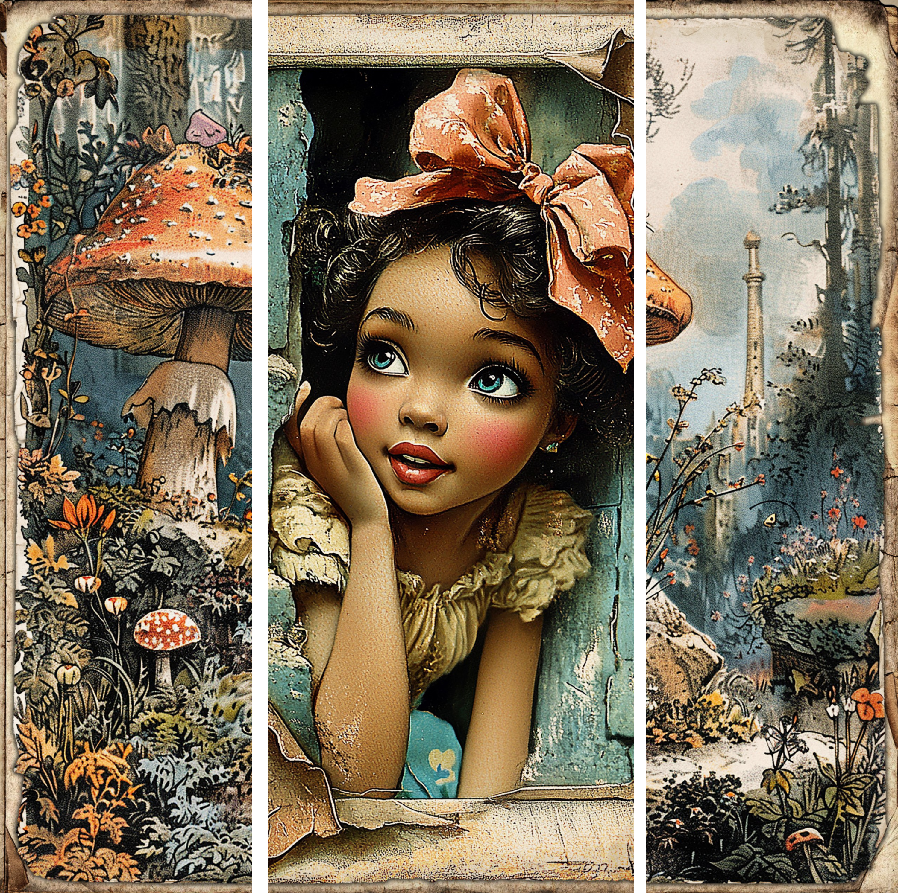Alice in AfroLand Mixed Media 7