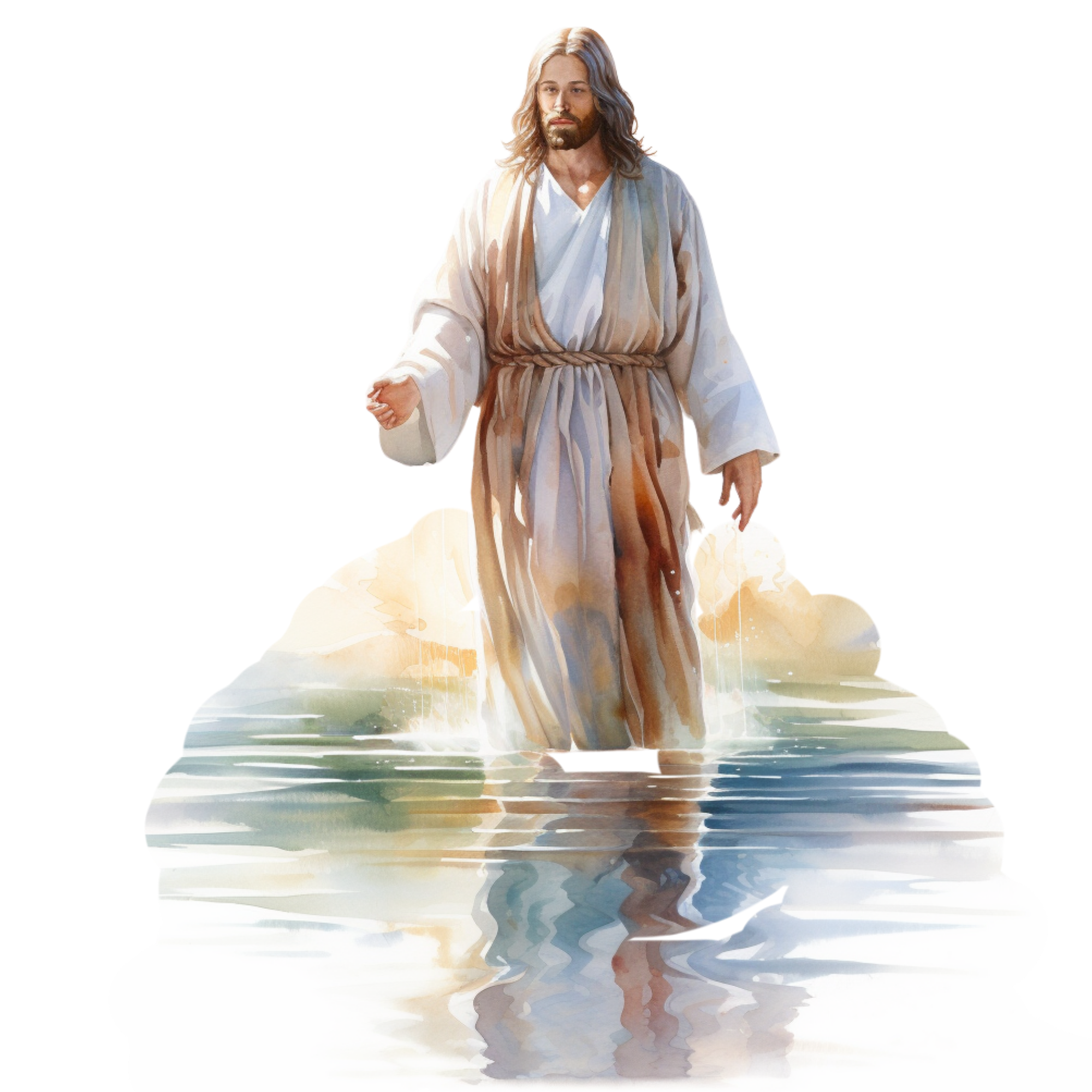 Walk on Water Color Decal 1