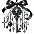 Gothic Christmas Decal 95