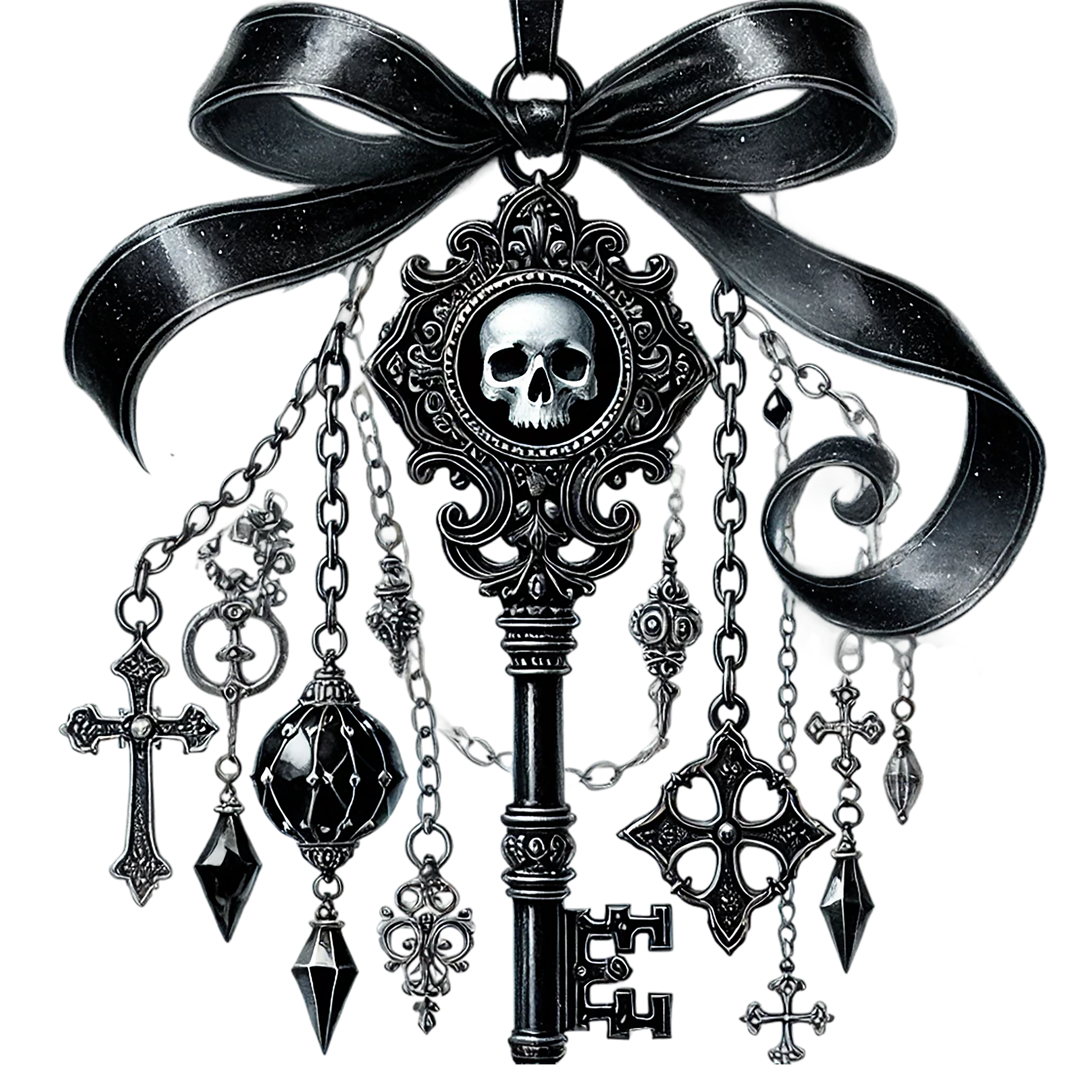 Gothic Christmas Decal 95