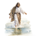 Walk on Water Color Decal 2
