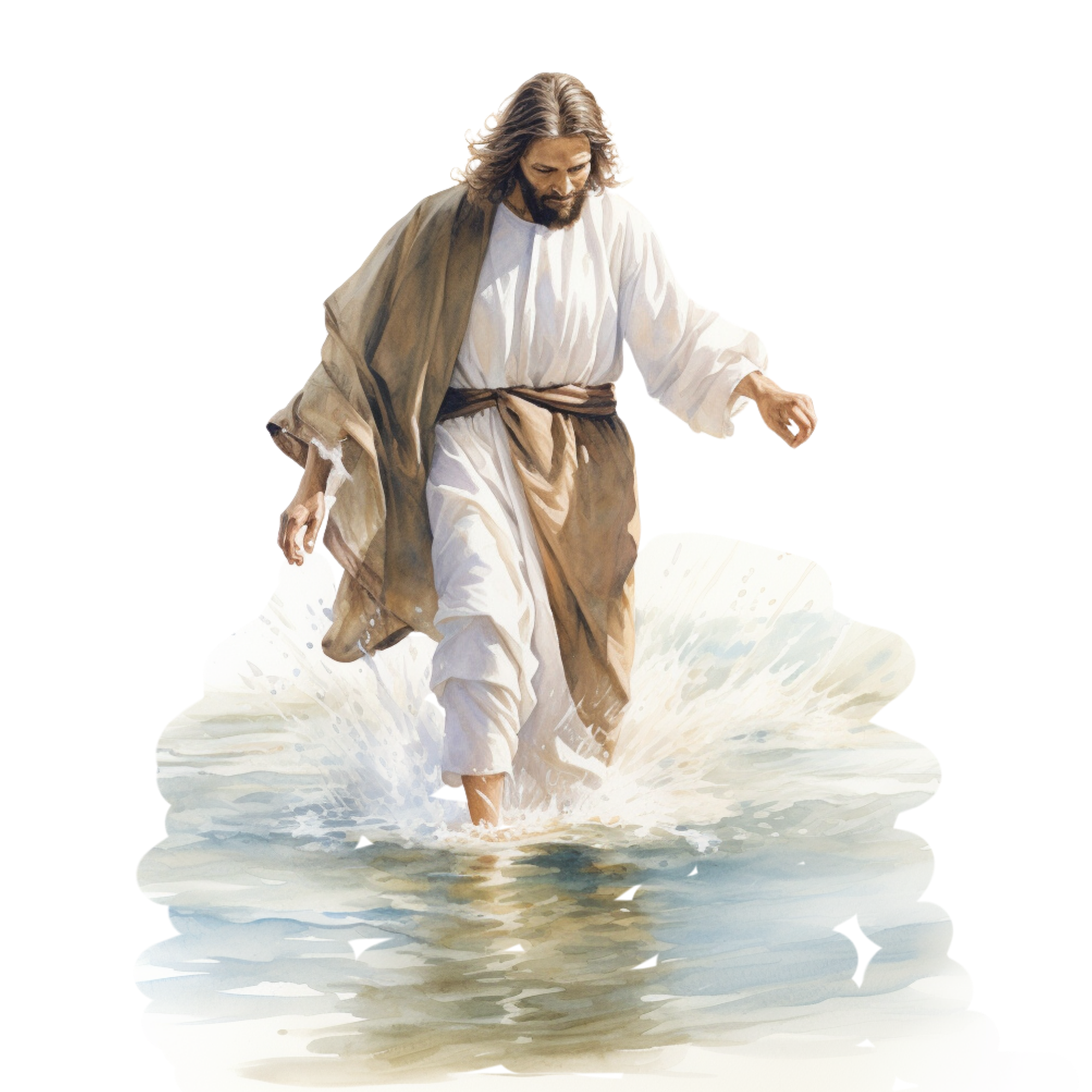 Walk on Water Color Decal 2