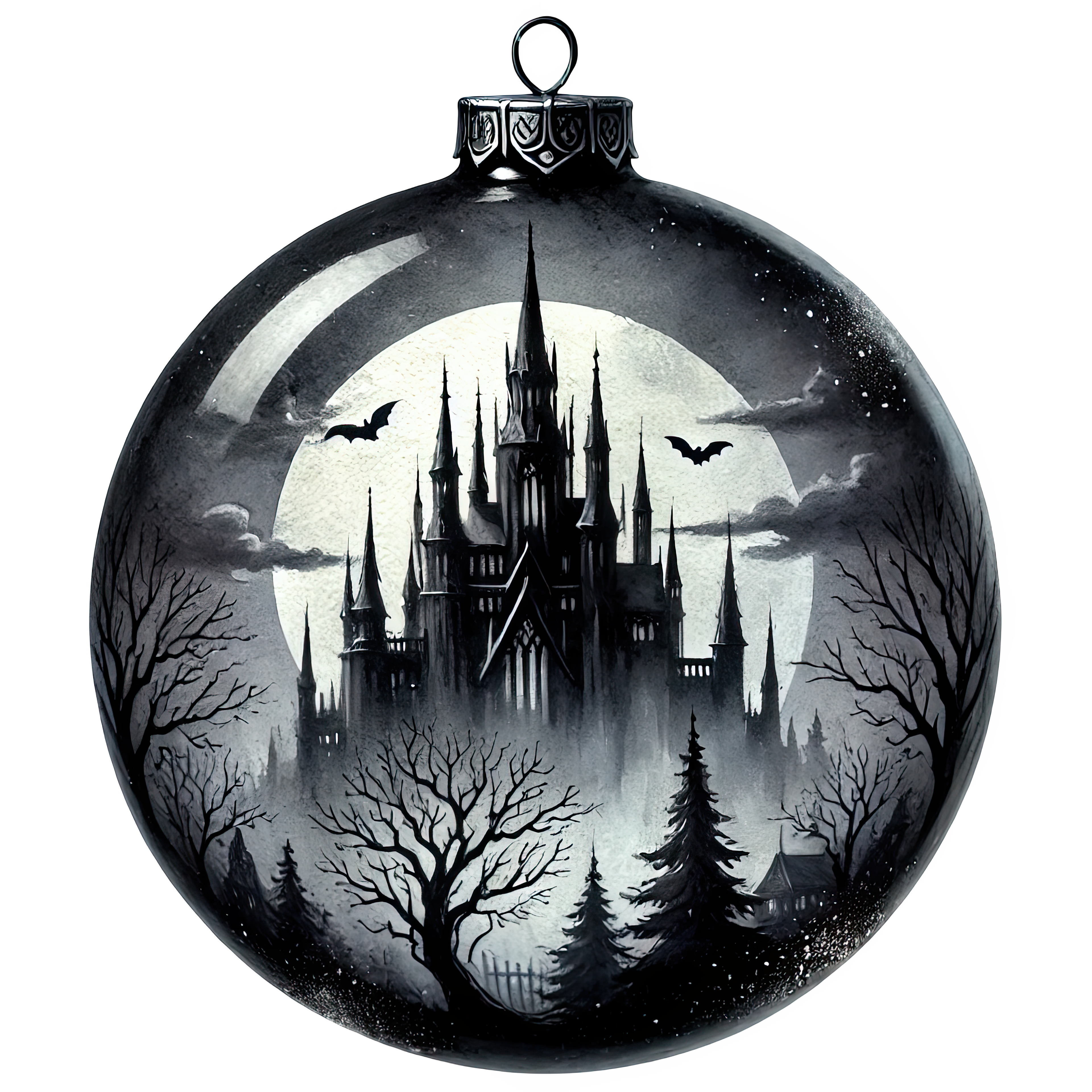 Gothic Christmas Decal 6