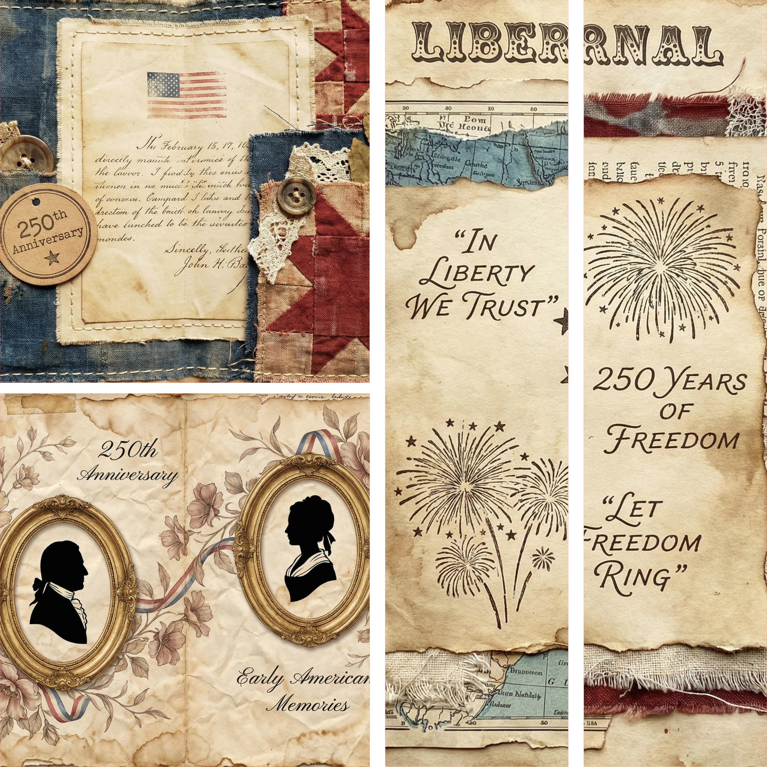 250th Anniversary Mixed Media 17