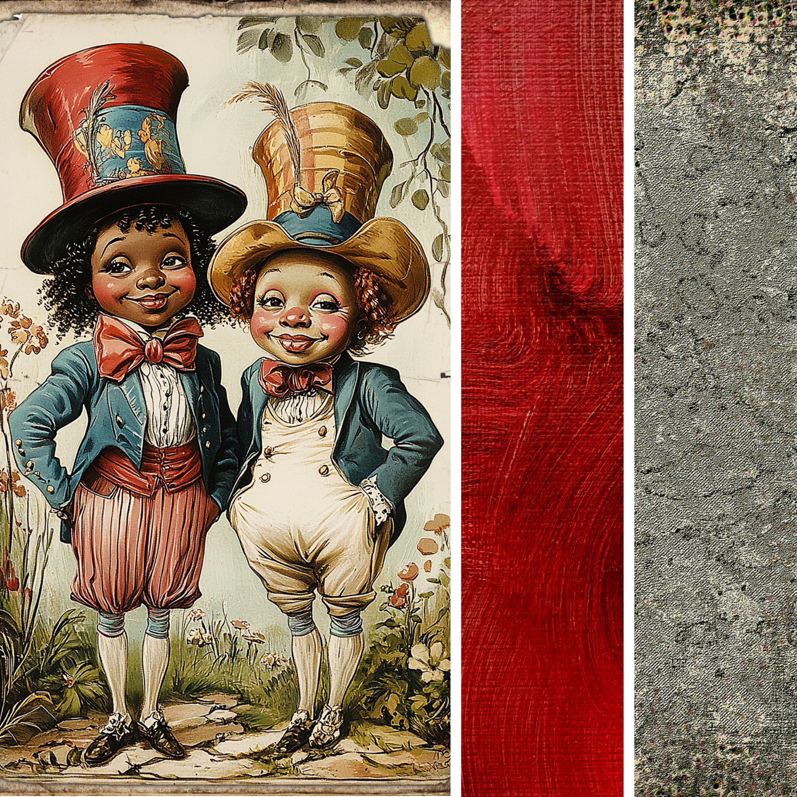Alice in AfroLand Mixed Media 11