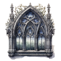 Gothic Christmas Decal 102