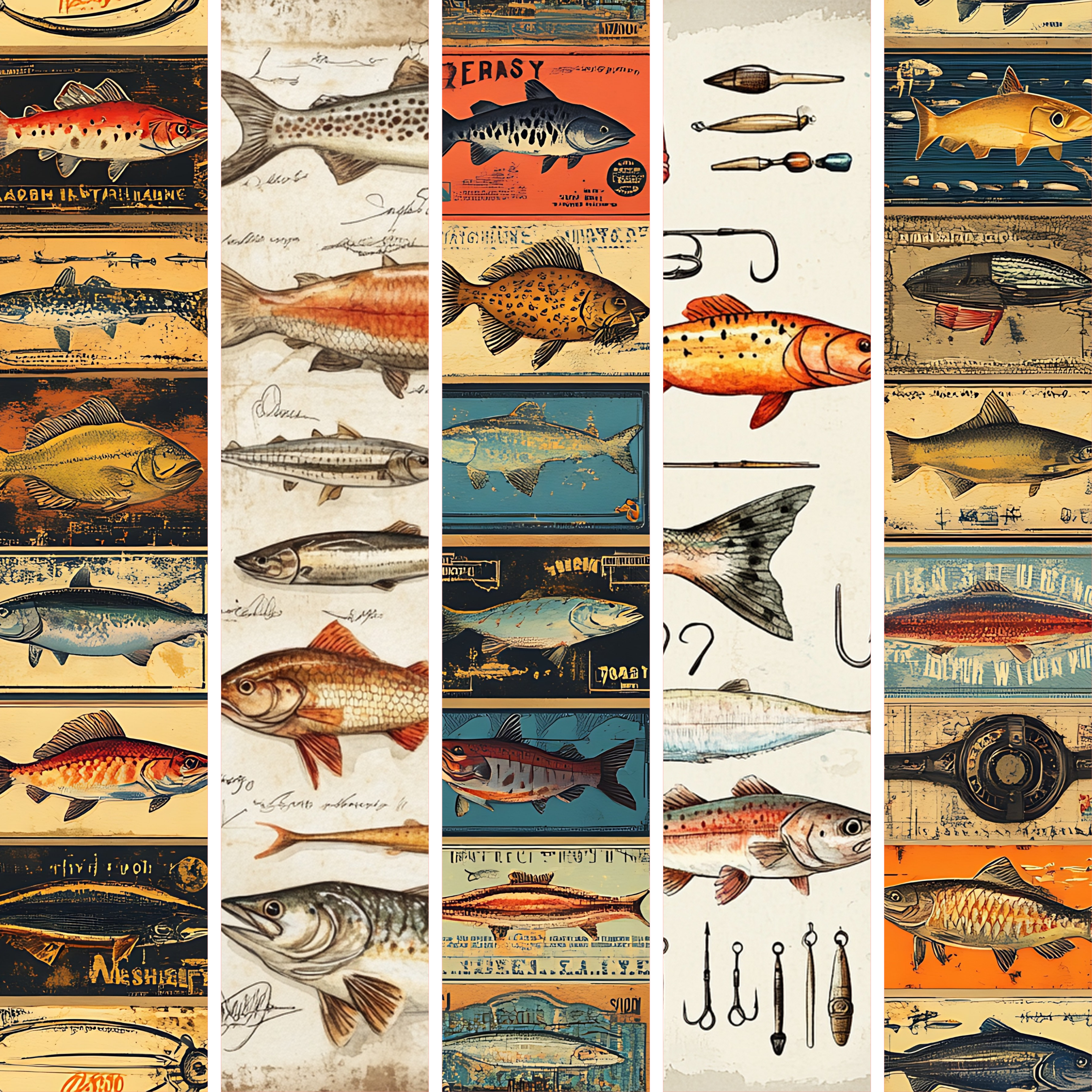 Fishing Mixed Media 1
