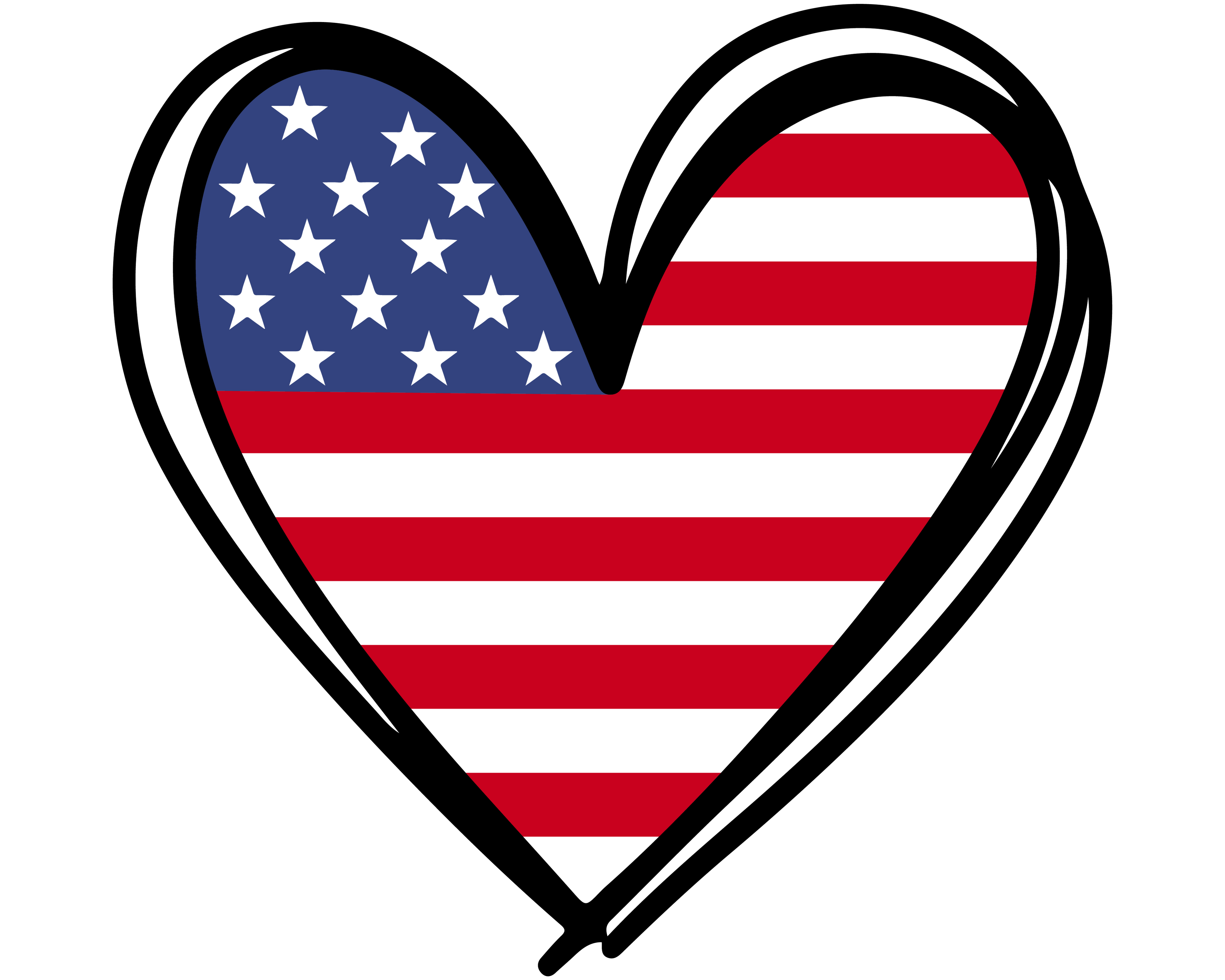 Flag Heart 2